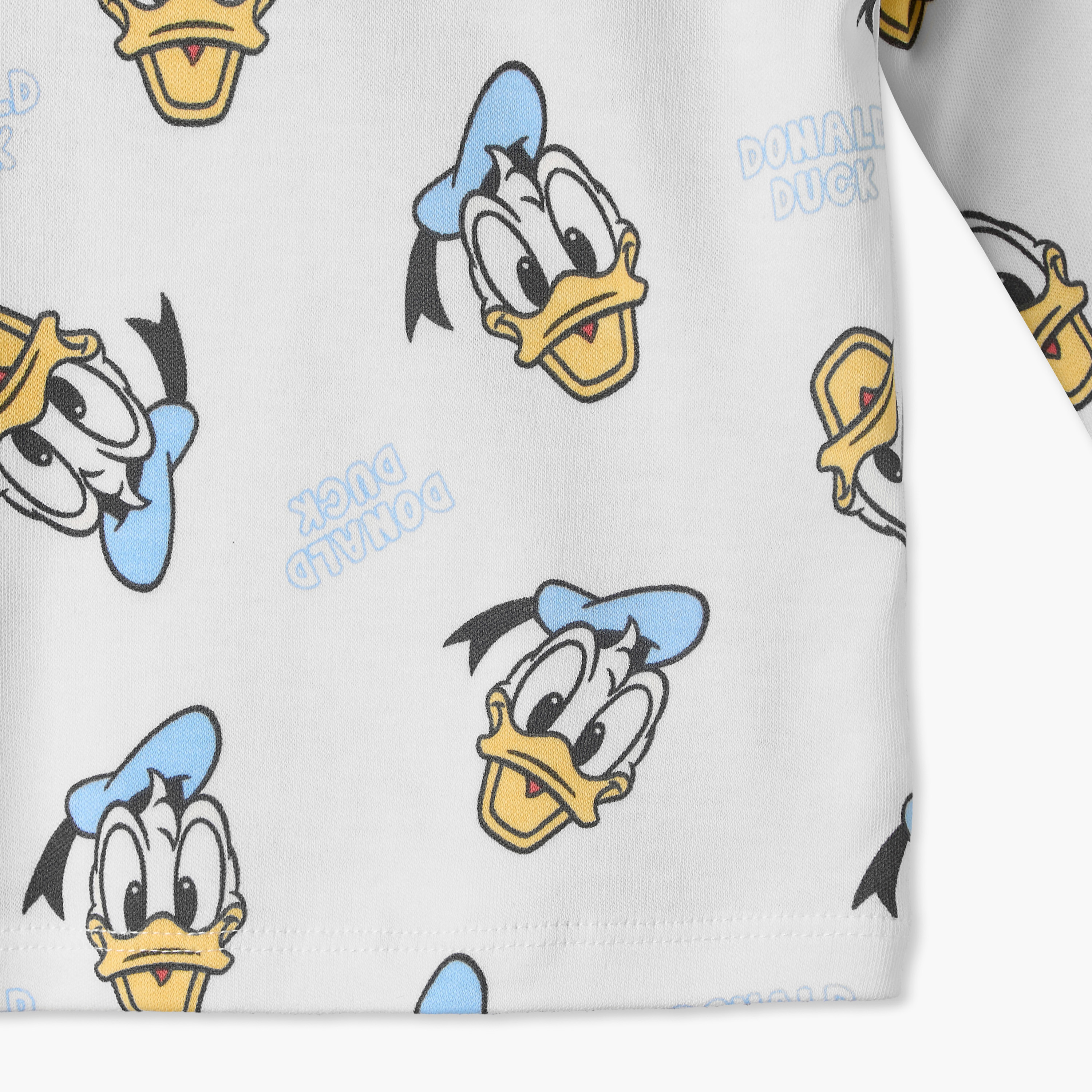 Disney Cotton Crew Neck Long Sleeves Pyjama Set with Donald Duck Print-baby-boys-clothing-nightwear-pyjamasets-image-7