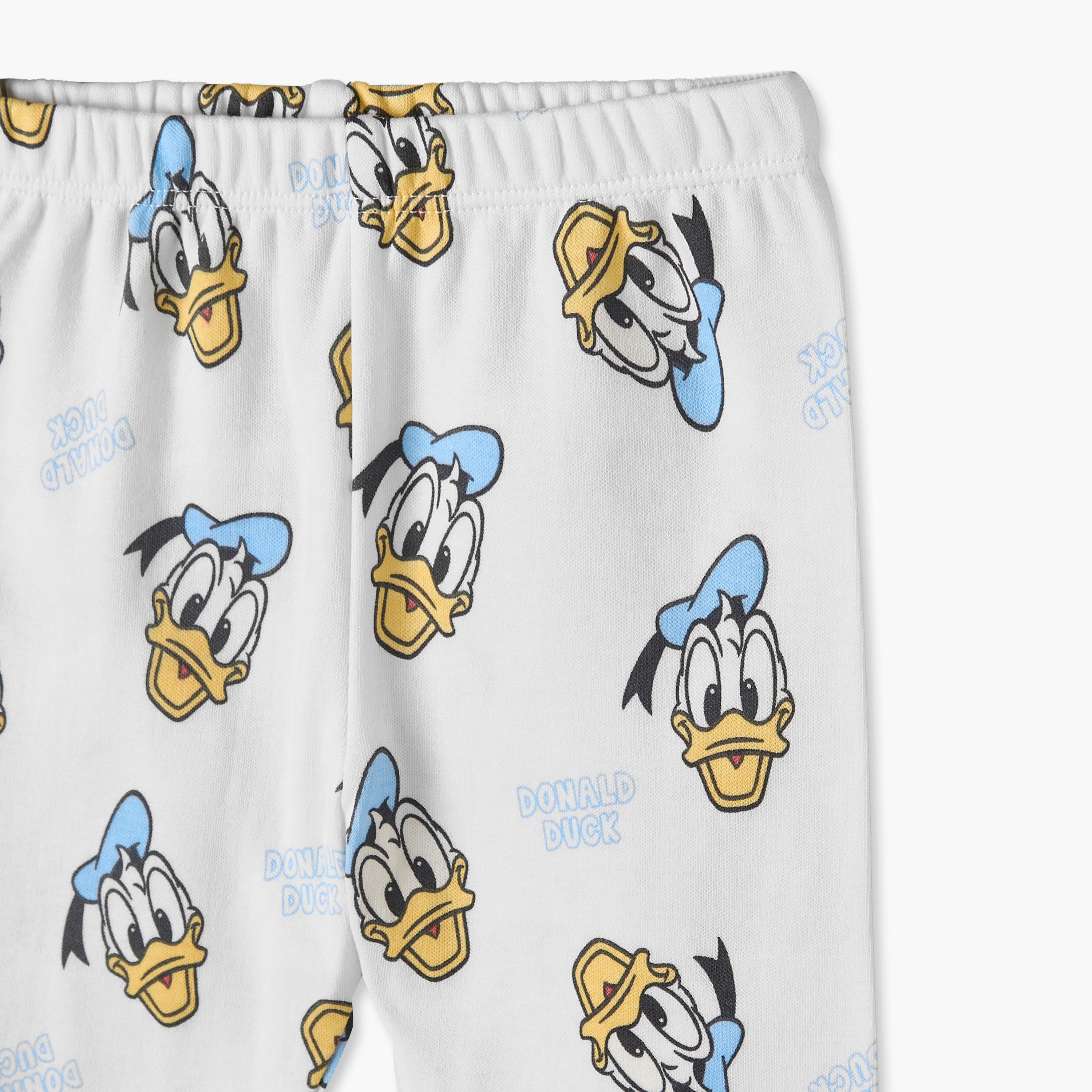 Disney Cotton Crew Neck Long Sleeves Pyjama Set with Donald Duck Print-baby-boys-clothing-nightwear-pyjamasets-image-9