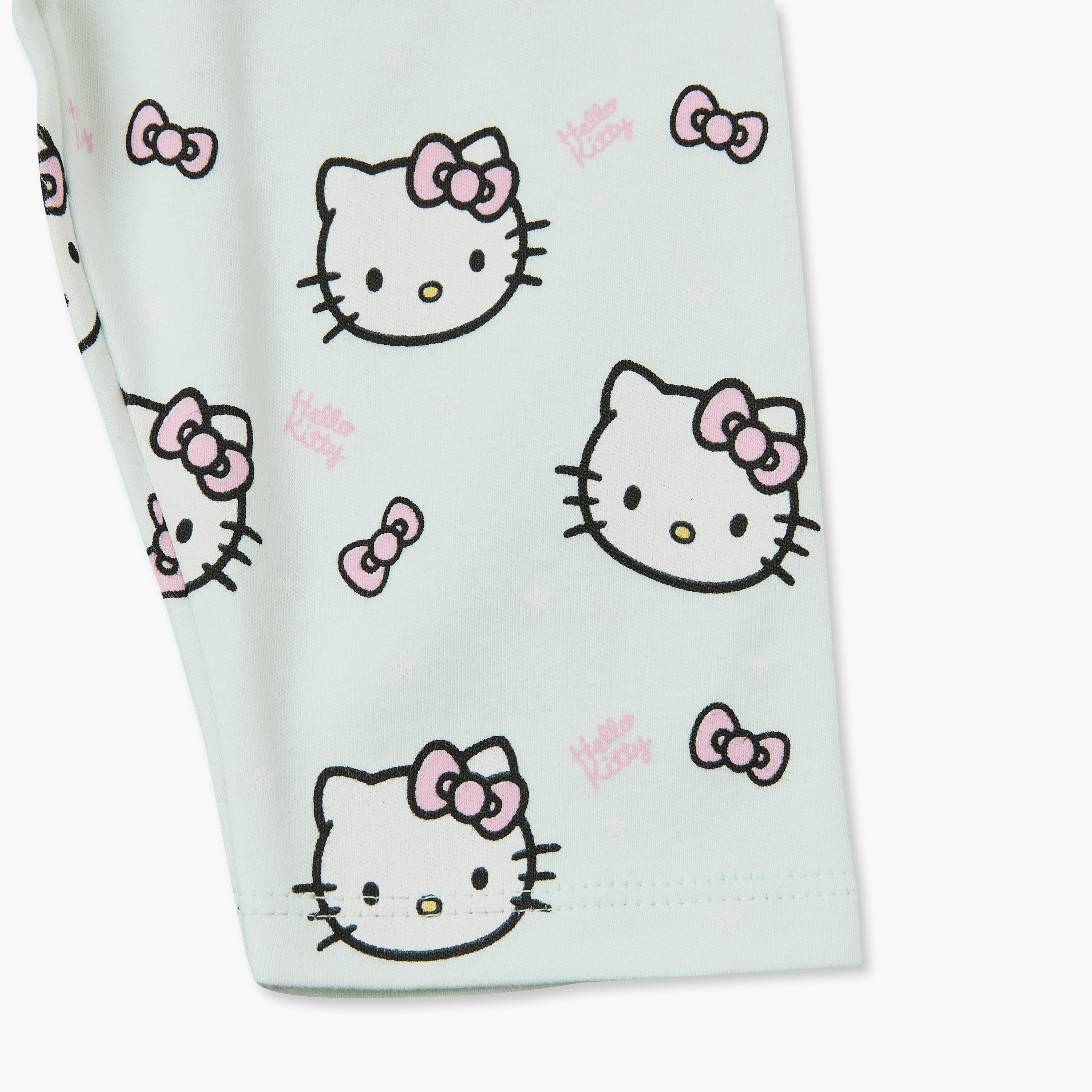 طقم بيجاما قطن بطبعات هالو كيتي وأكمام طويلة وياقة ضيقة من ديزني-baby-girls-clothing-nightwear-pyjamasets-image-10