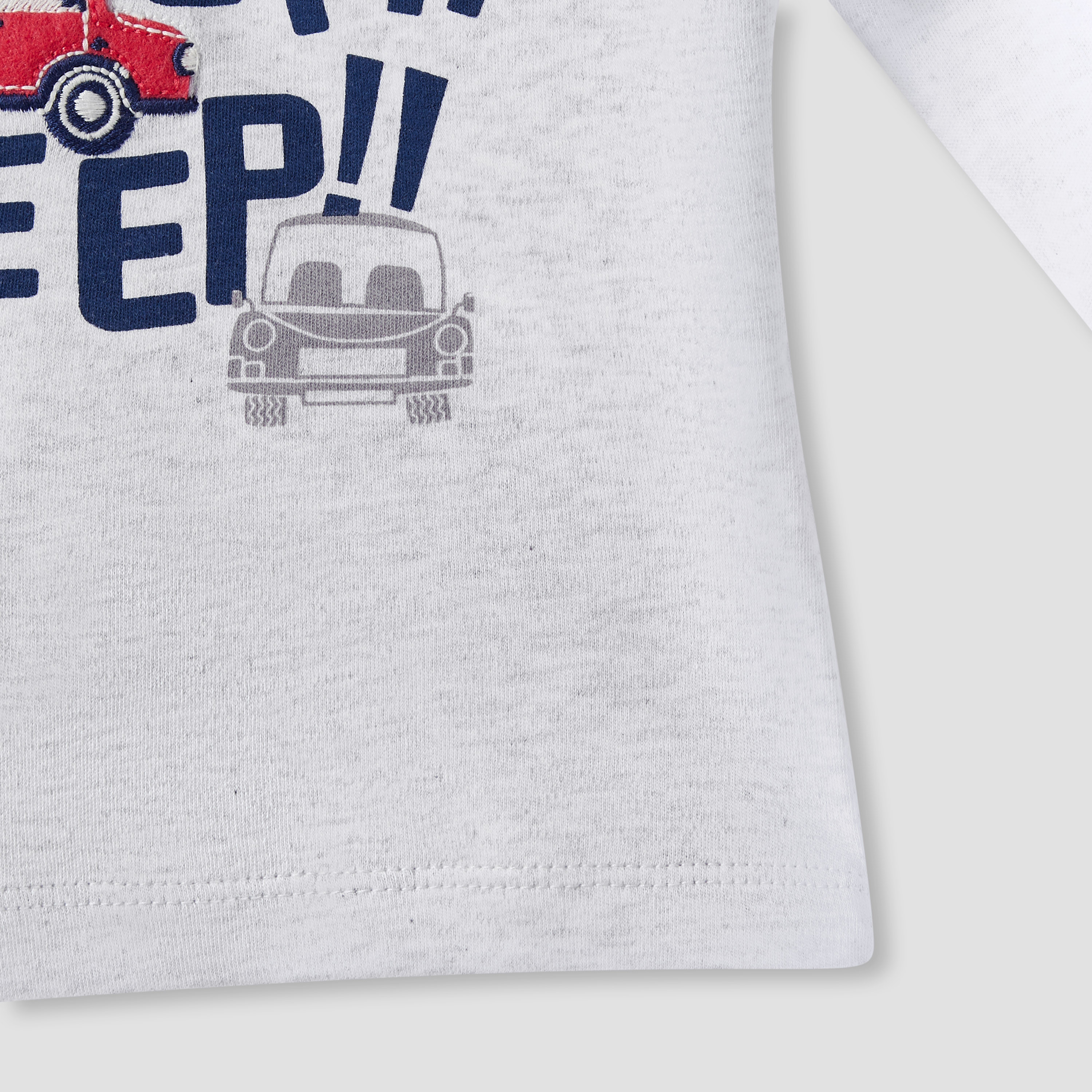 Juniors Shark Print Long Sleeves T-shirt and Pyjama Set-baby-boys-clothing-nightwear-pyjamasets-image-5