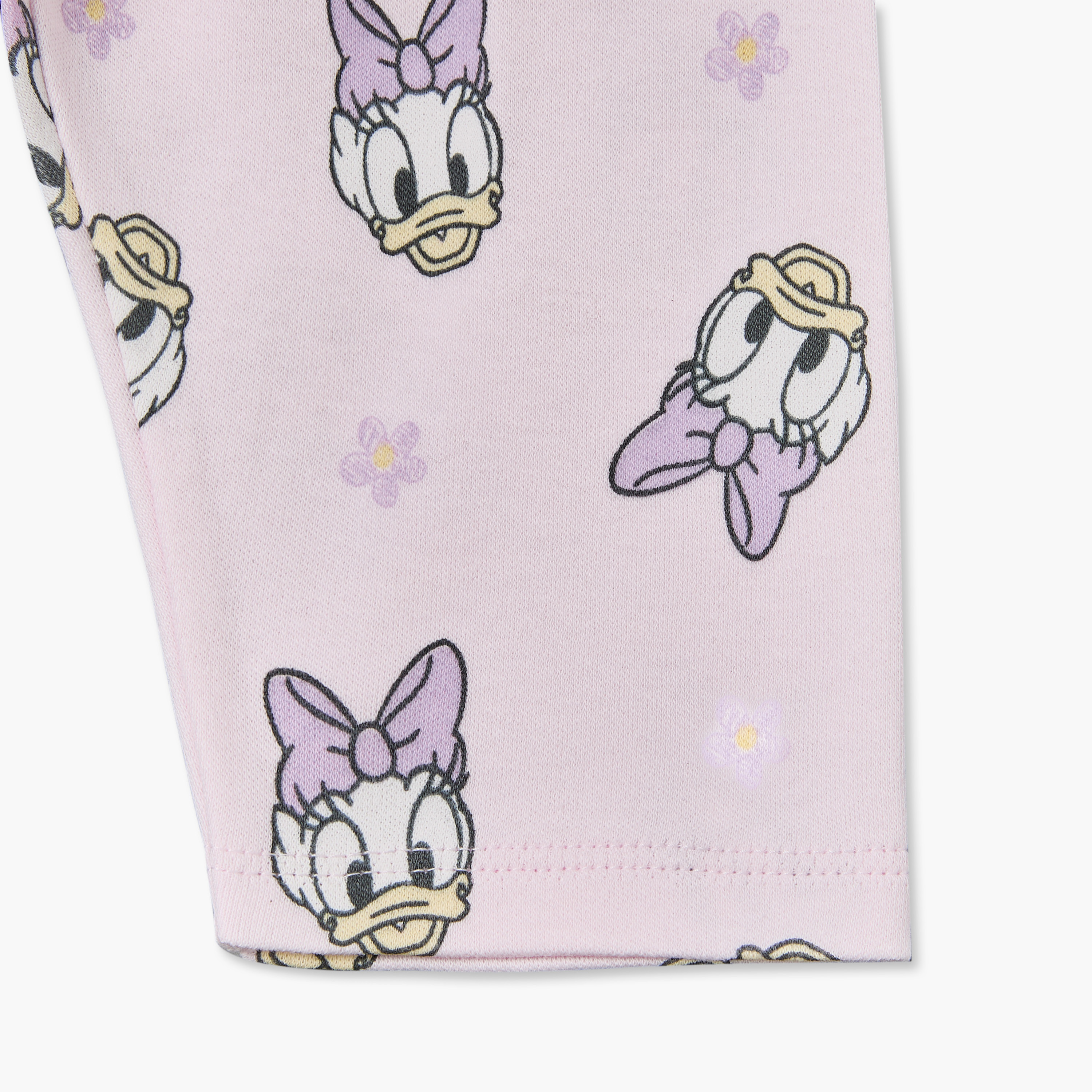 Disney Cotton Crew Neck Long Sleeves Pyjama Set with Daisy Duck Print-baby-girls-clothing-nightwear-pyjamasets-image-10