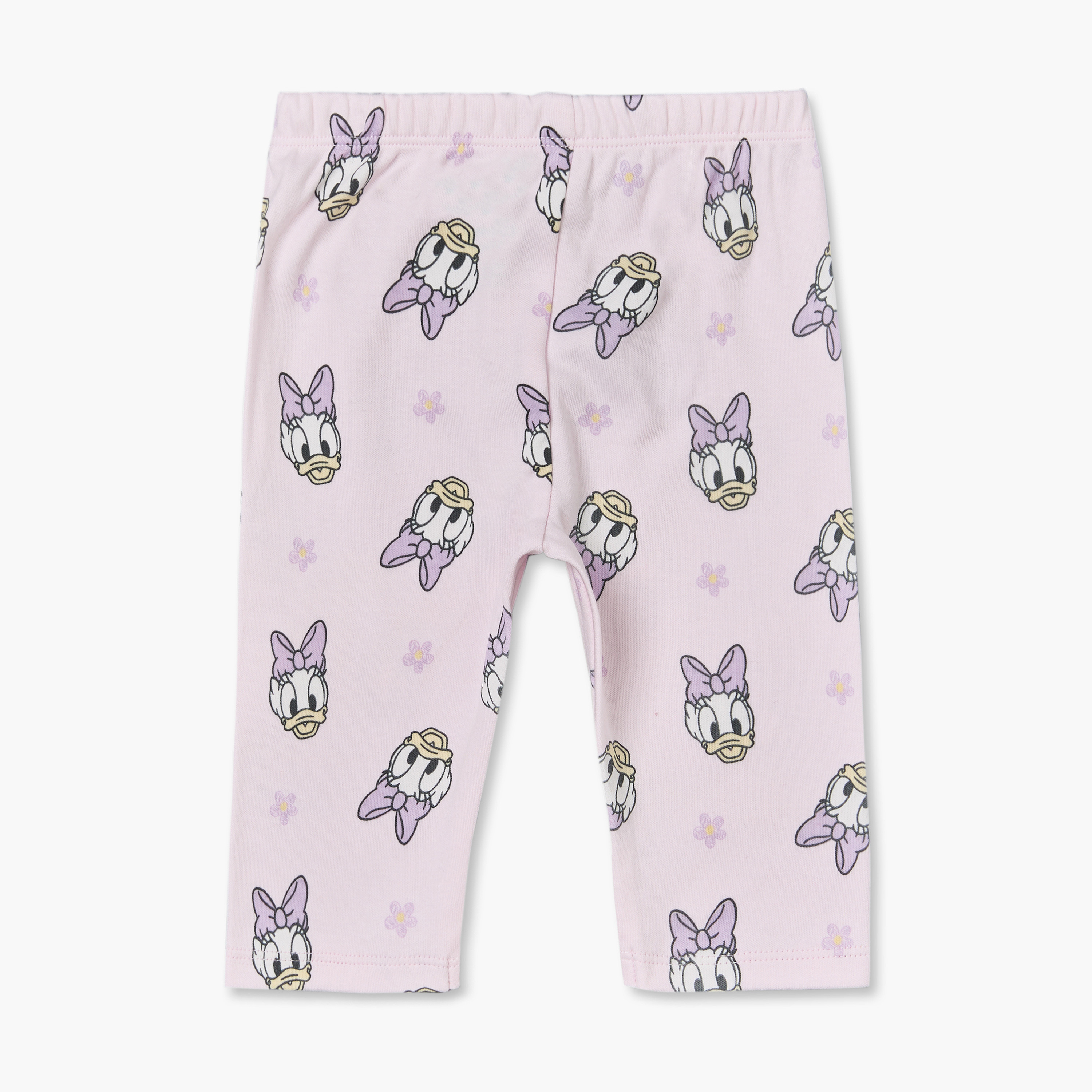 Disney Cotton Crew Neck Long Sleeves Pyjama Set with Daisy Duck Print-baby-girls-clothing-nightwear-pyjamasets-image-6