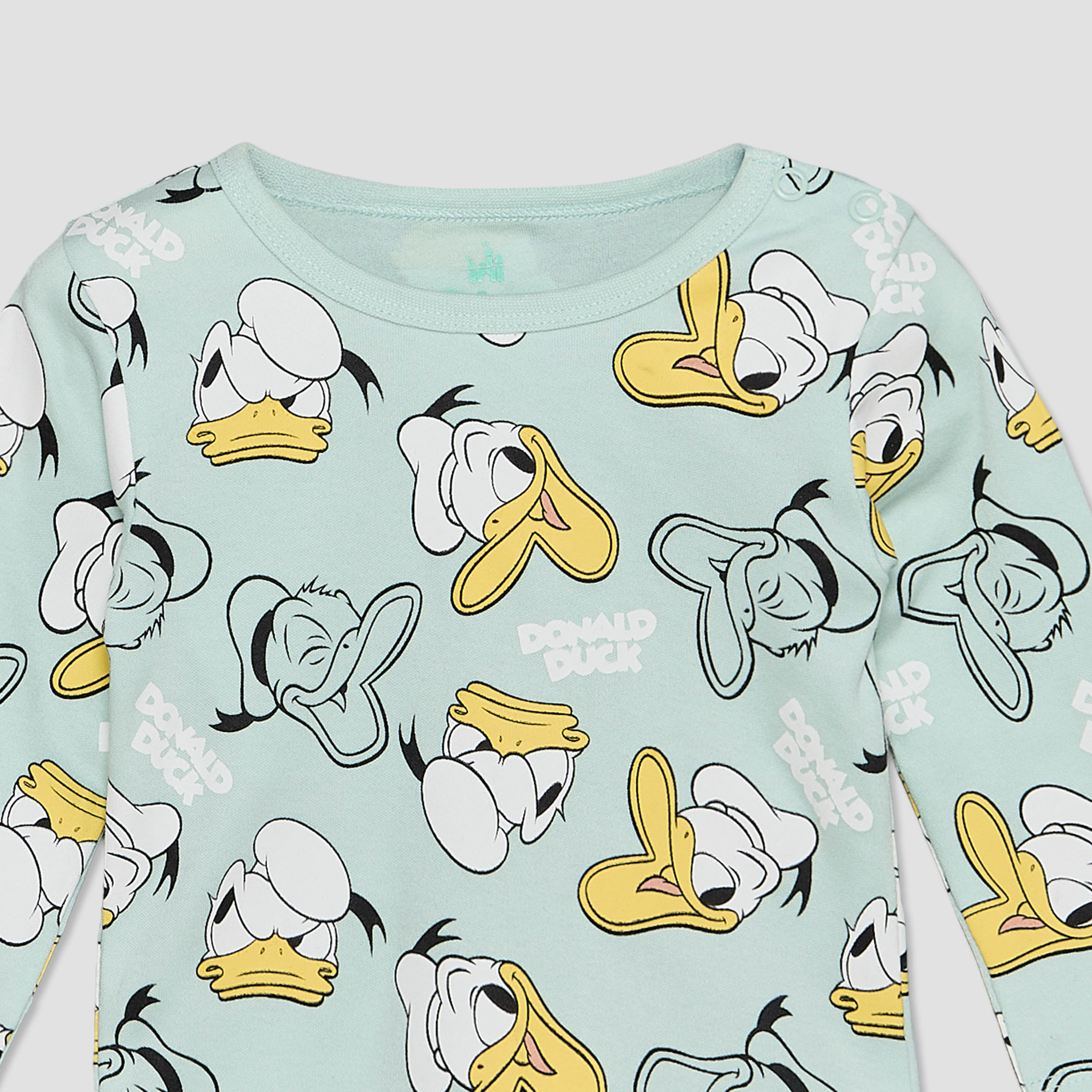 Disney Cotton Crew Neck Long Sleeves Pyjama Set with Donald Duck Print-baby-boys-clothing-nightwear-pyjamasets-image-5