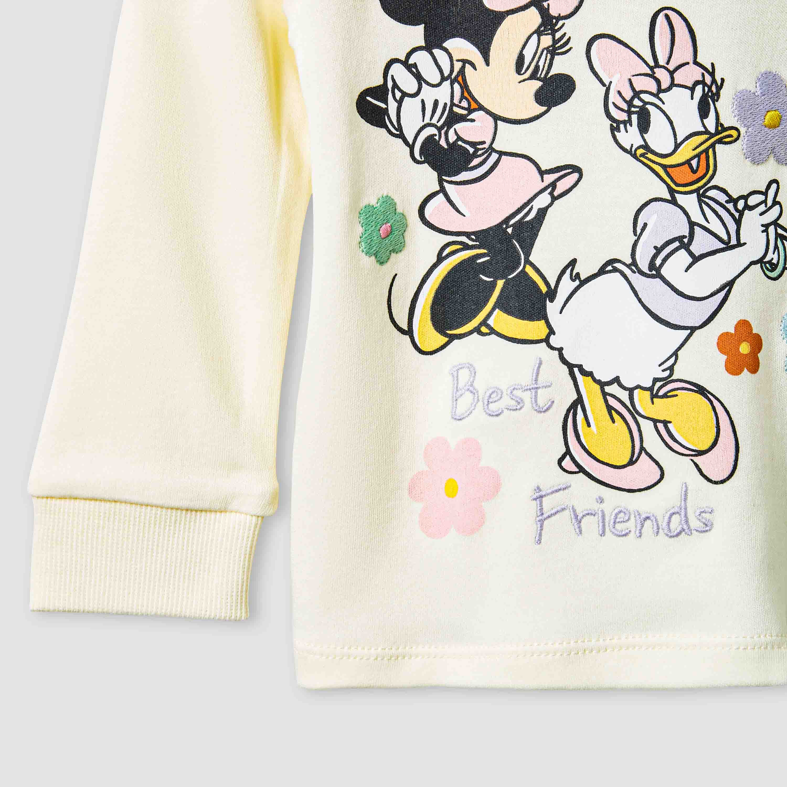 Disney Minnie Mouse and Daisy Duck Print T-shirt and Pyjama Set-baby-girls-clothing-nightwear-pyjamasets-image-5