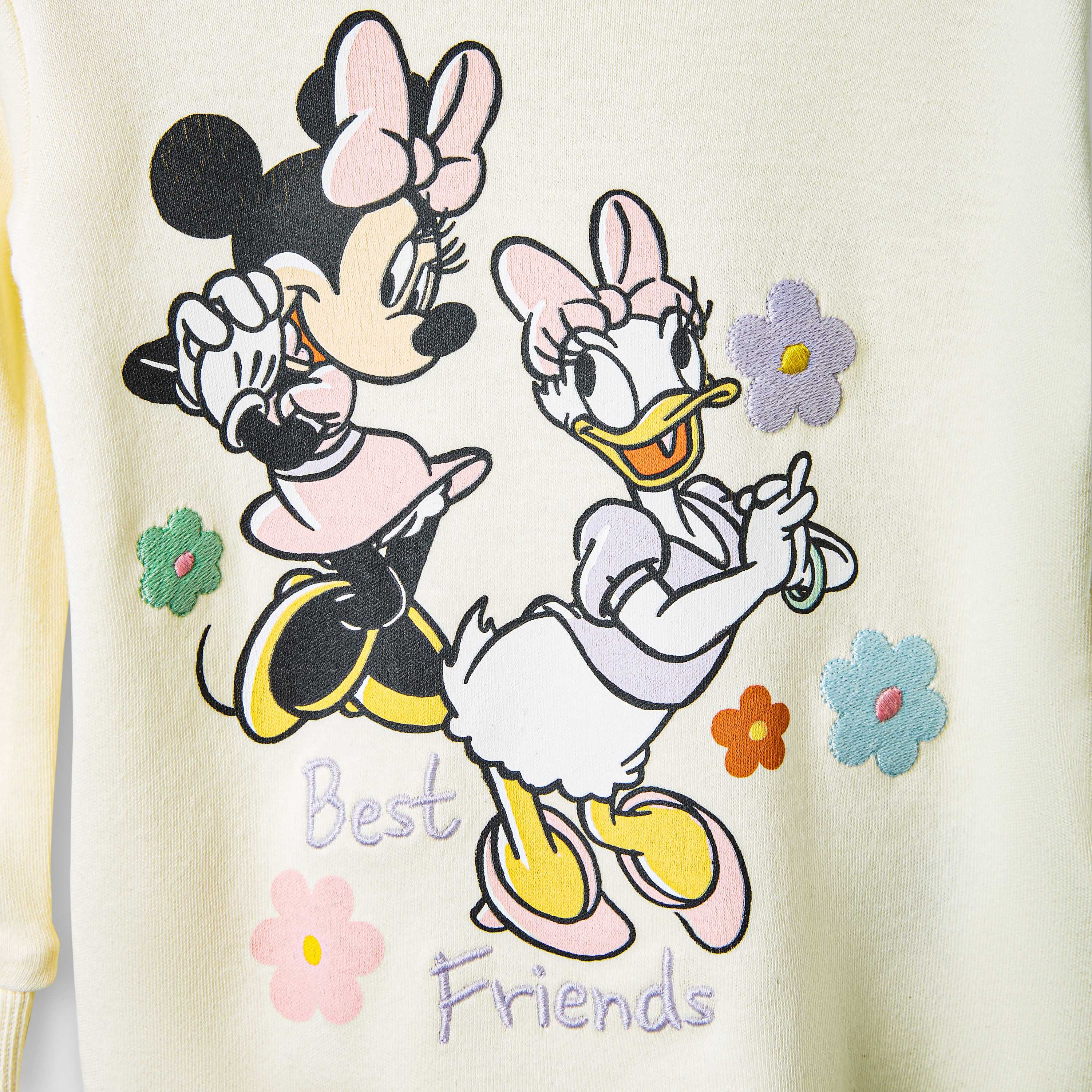Disney Minnie Mouse and Daisy Duck Print T-shirt and Pyjama Set-baby-girls-clothing-nightwear-pyjamasets-image-6