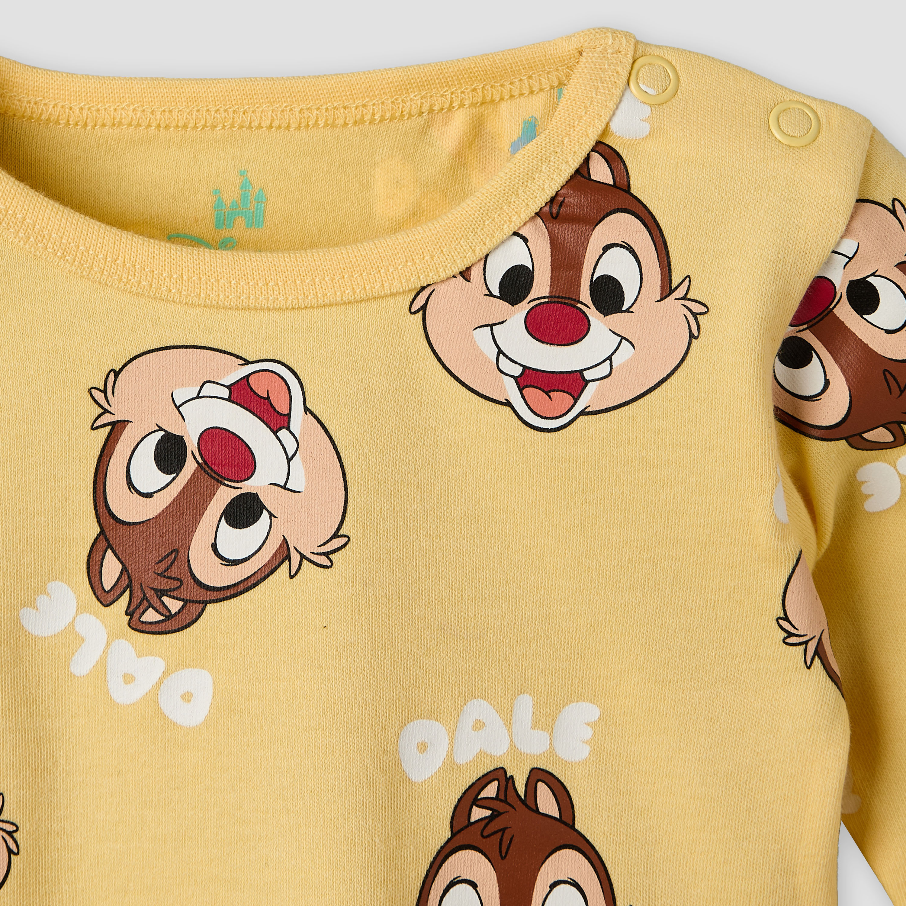 Disney Cotton Round Neck Long Sleeves Pyjama Set with Chip 'n Dale Print-baby-boys-clothing-nightwear-pyjamasets-image-5