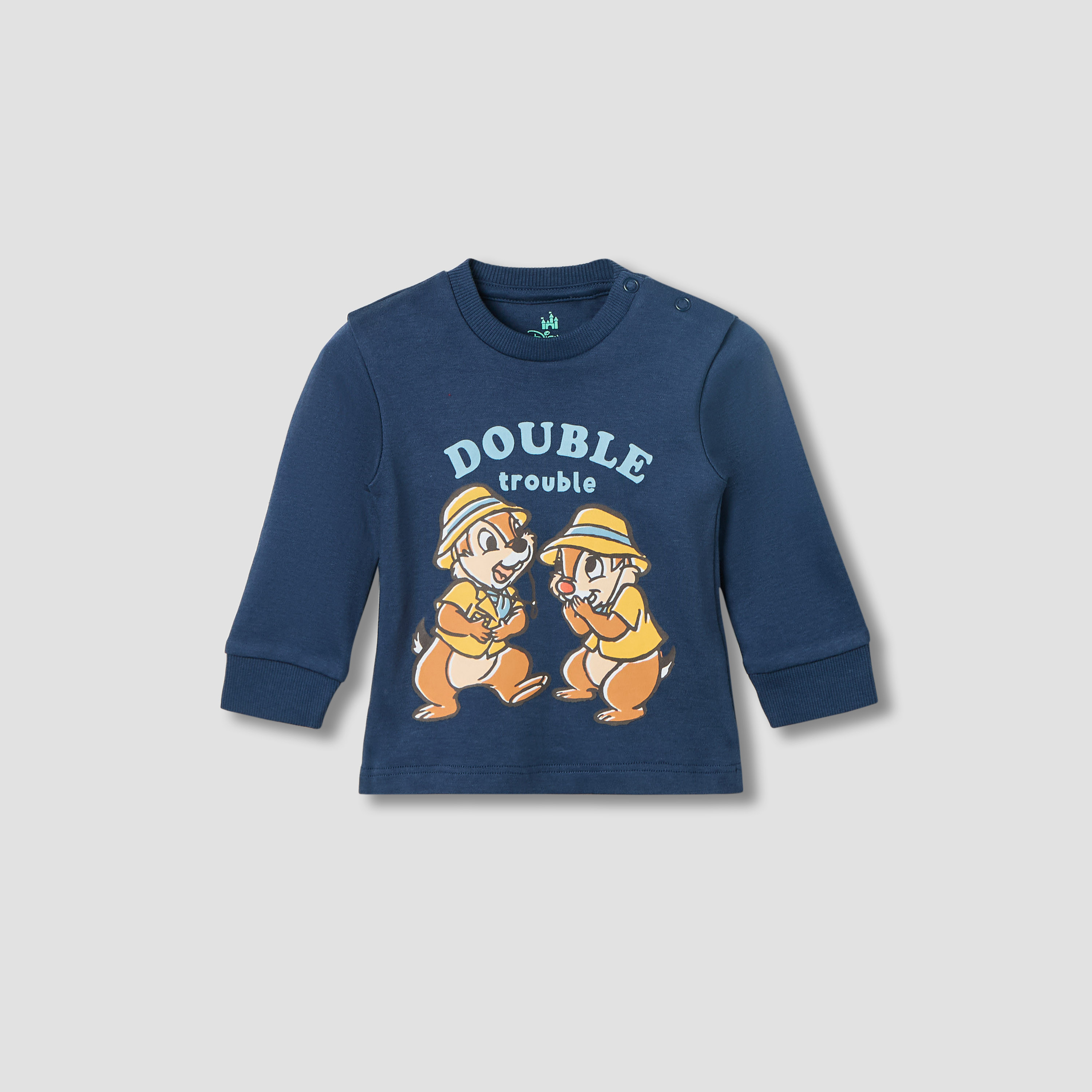 Disney Pyjama Set with Chip 'n Dale Print - Cotton - Long Sleeves - Crew Neck-baby-boys-clothing-nightwear-pyjamasets-image-2