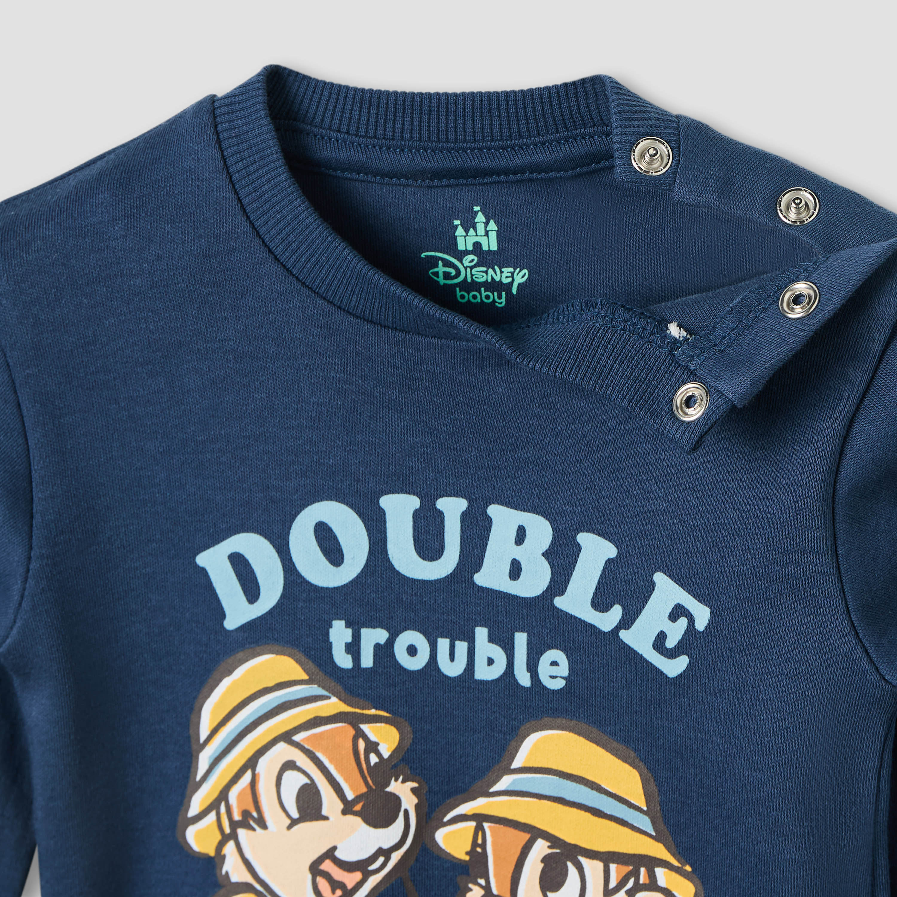 Disney Pyjama Set with Chip 'n Dale Print - Cotton - Long Sleeves - Crew Neck-baby-boys-clothing-nightwear-pyjamasets-image-4