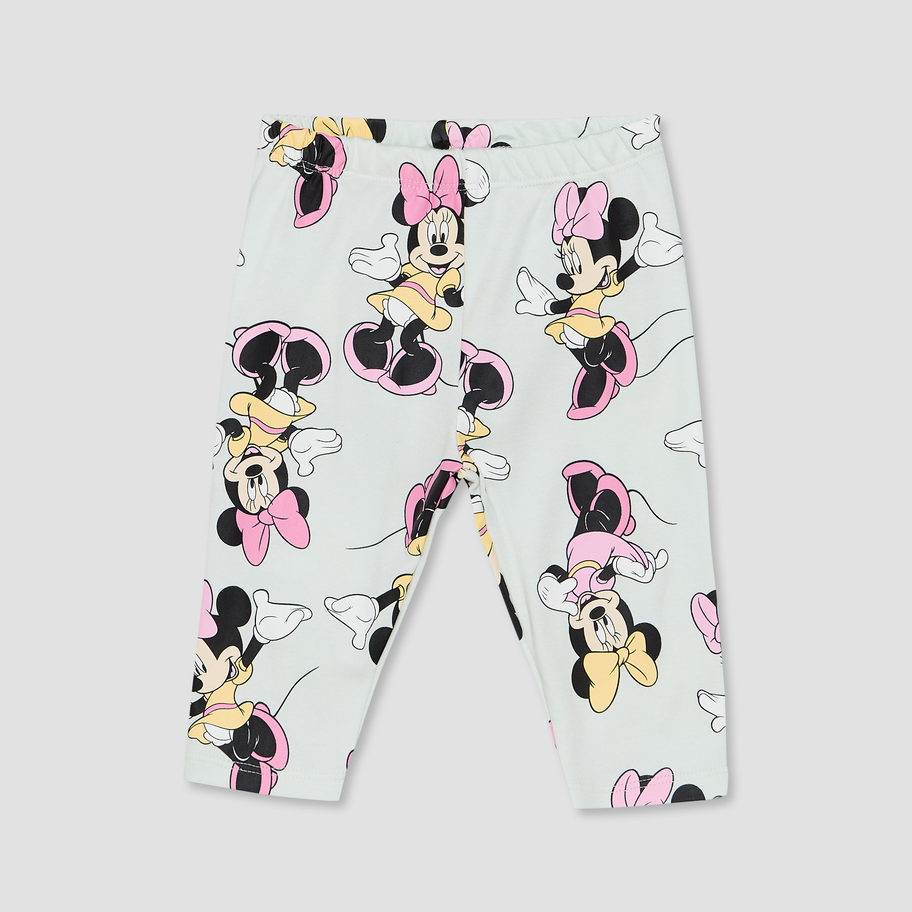 Disney Cotton Crew Neck Long Sleeves Pyjama Set with Minnie Mouse Print-baby-girls-clothing-nightwear-pyjamasets-image-5