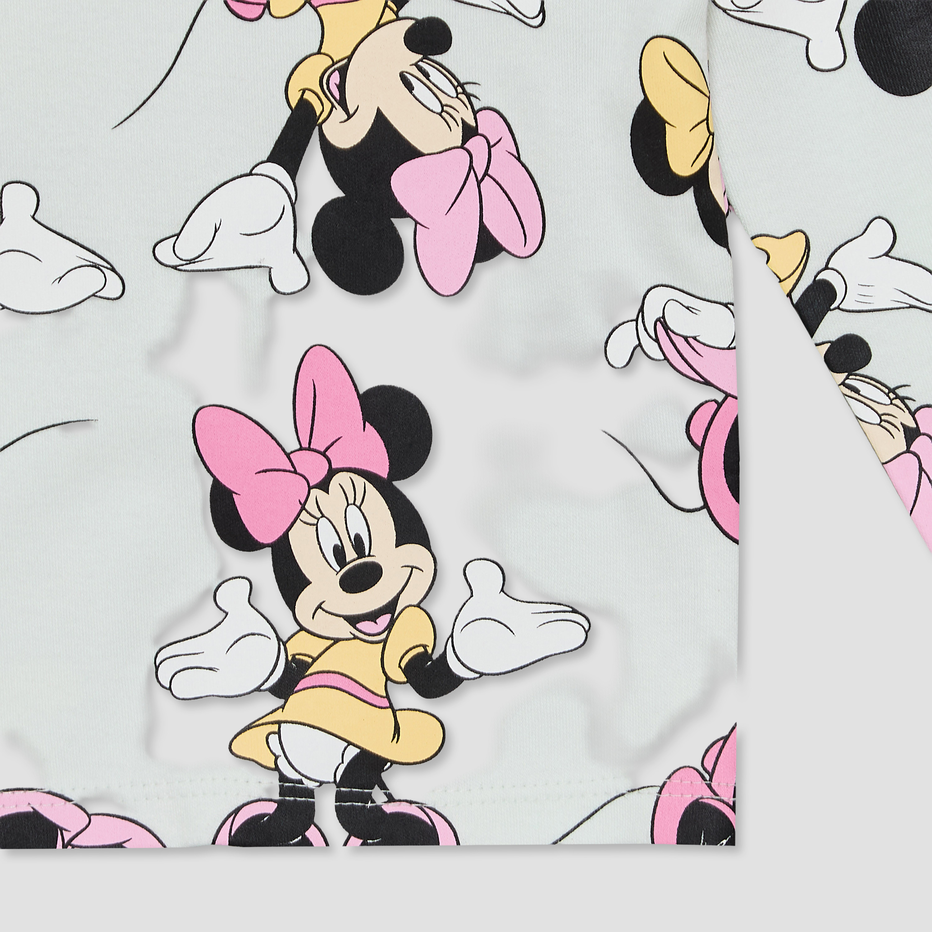 Disney Cotton Crew Neck Long Sleeves Pyjama Set with Minnie Mouse Print-baby-girls-clothing-nightwear-pyjamasets-image-8