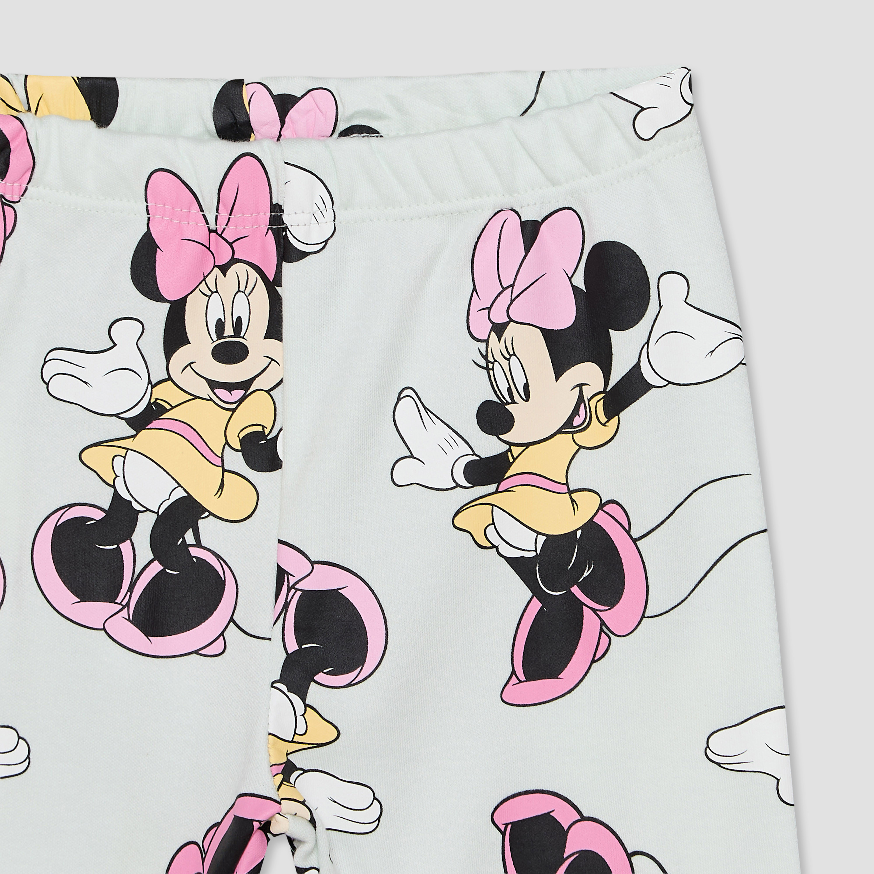 Disney Cotton Crew Neck Long Sleeves Pyjama Set with Minnie Mouse Print-baby-girls-clothing-nightwear-pyjamasets-image-9