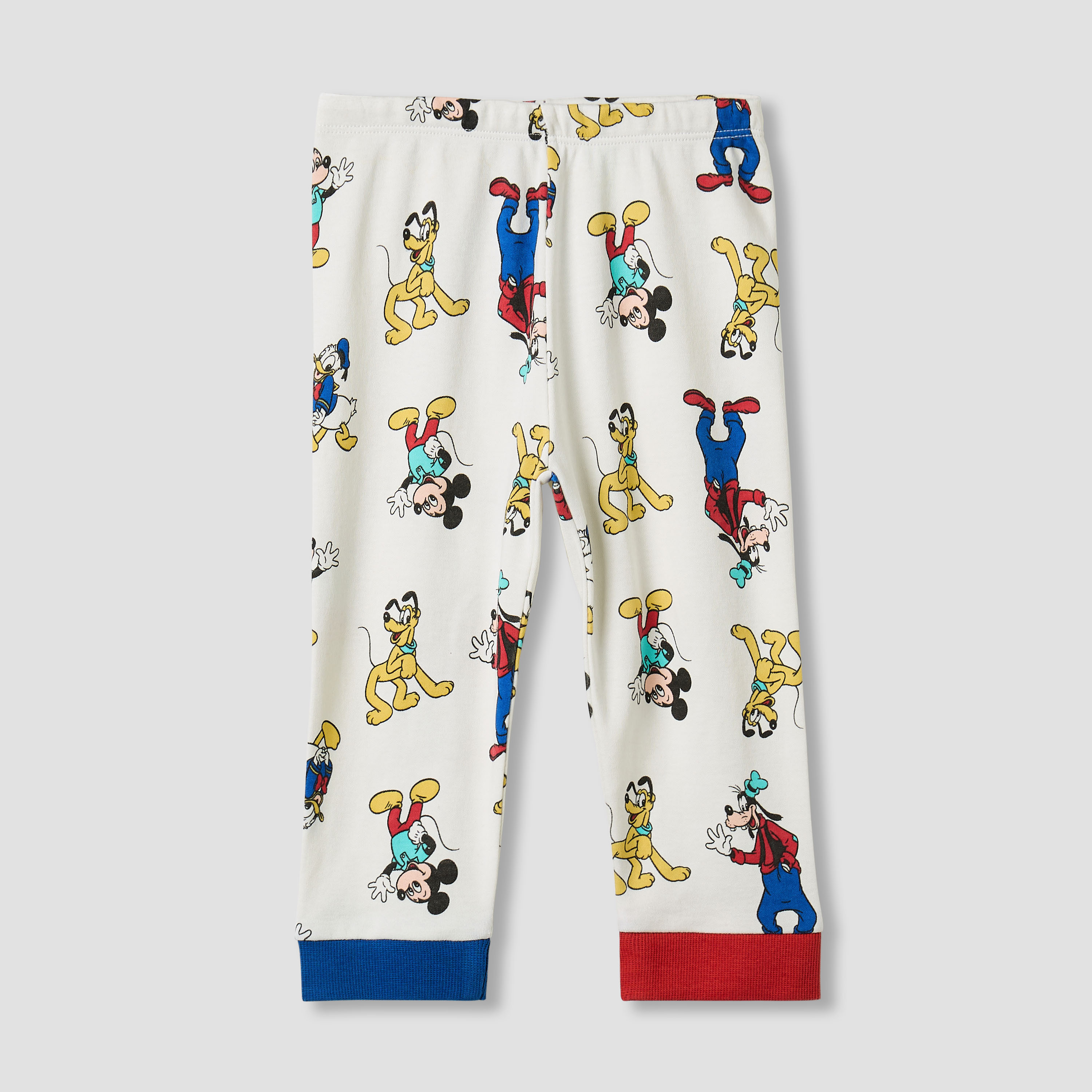 Disney Pyjama Set with Mickey Mouse Print - Cotton - Long Sleeves - Crew Neck-baby-boys-clothing-nightwear-pyjamasets-image-3