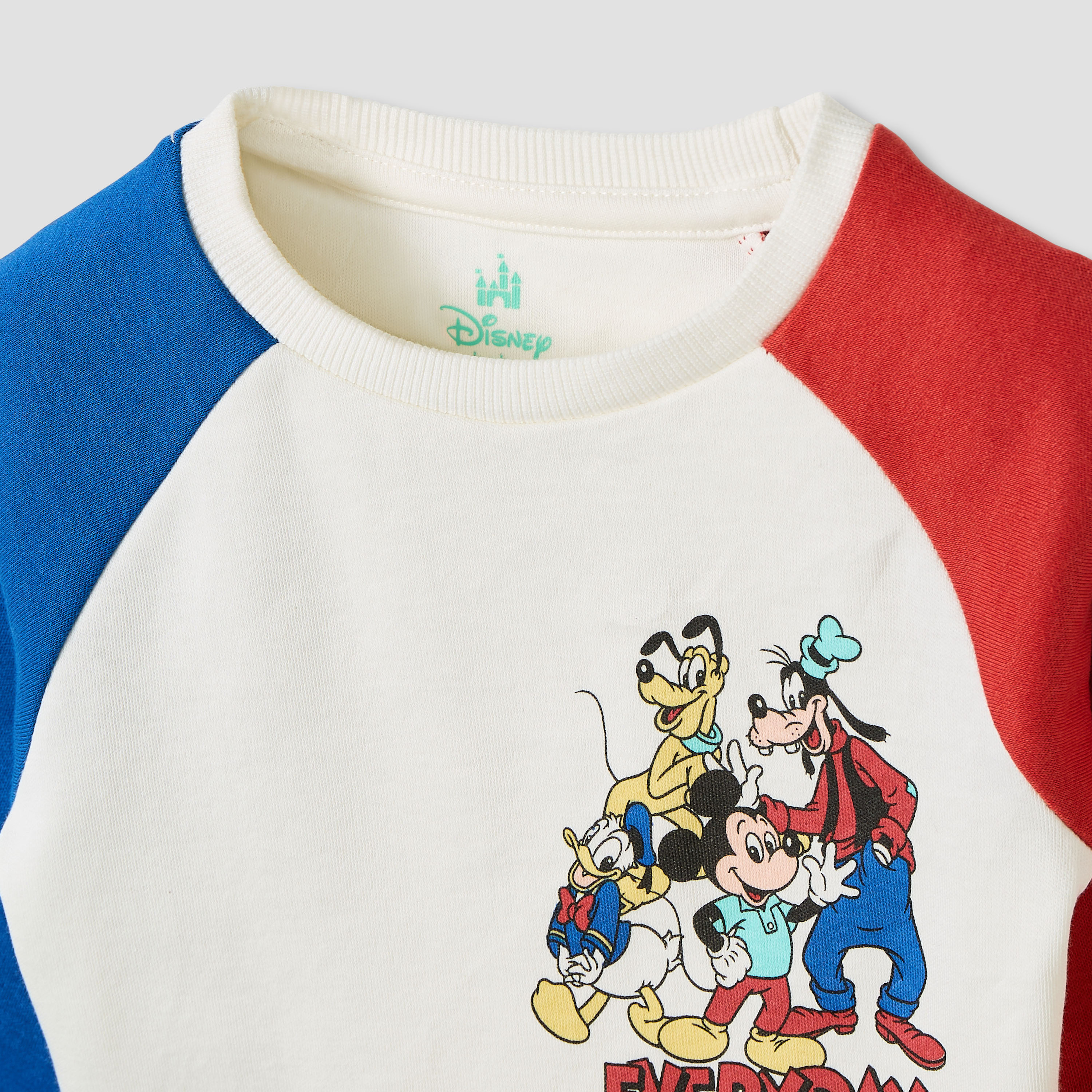 Disney Pyjama Set with Mickey Mouse Print - Cotton - Long Sleeves - Crew Neck-baby-boys-clothing-nightwear-pyjamasets-image-4