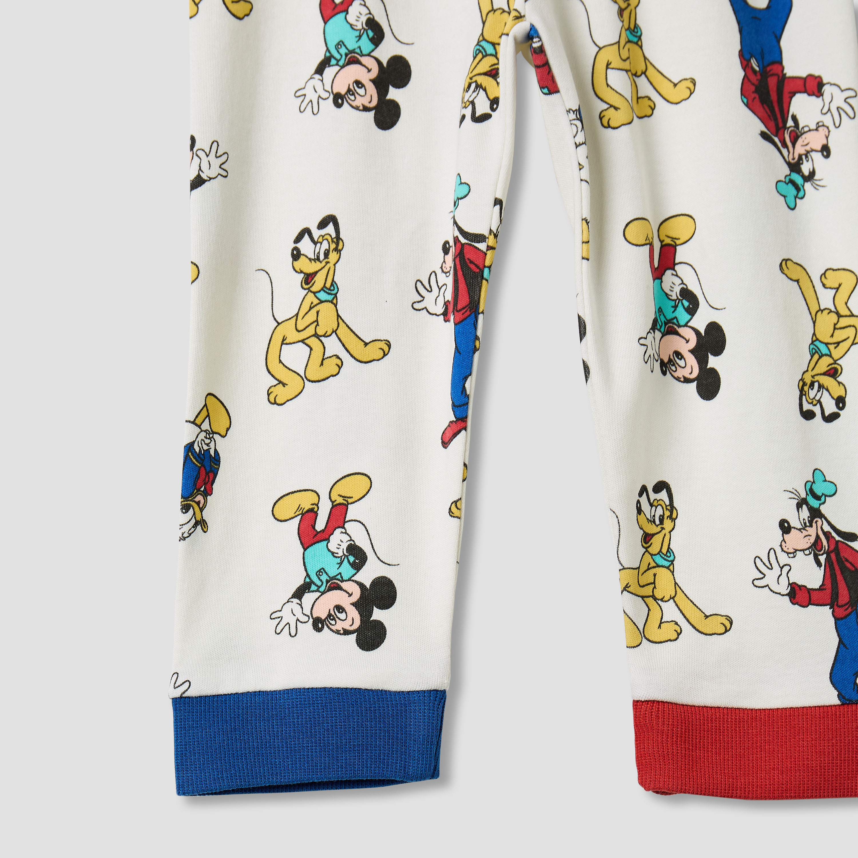 Disney Pyjama Set with Mickey Mouse Print - Cotton - Long Sleeves - Crew Neck-baby-boys-clothing-nightwear-pyjamasets-image-7