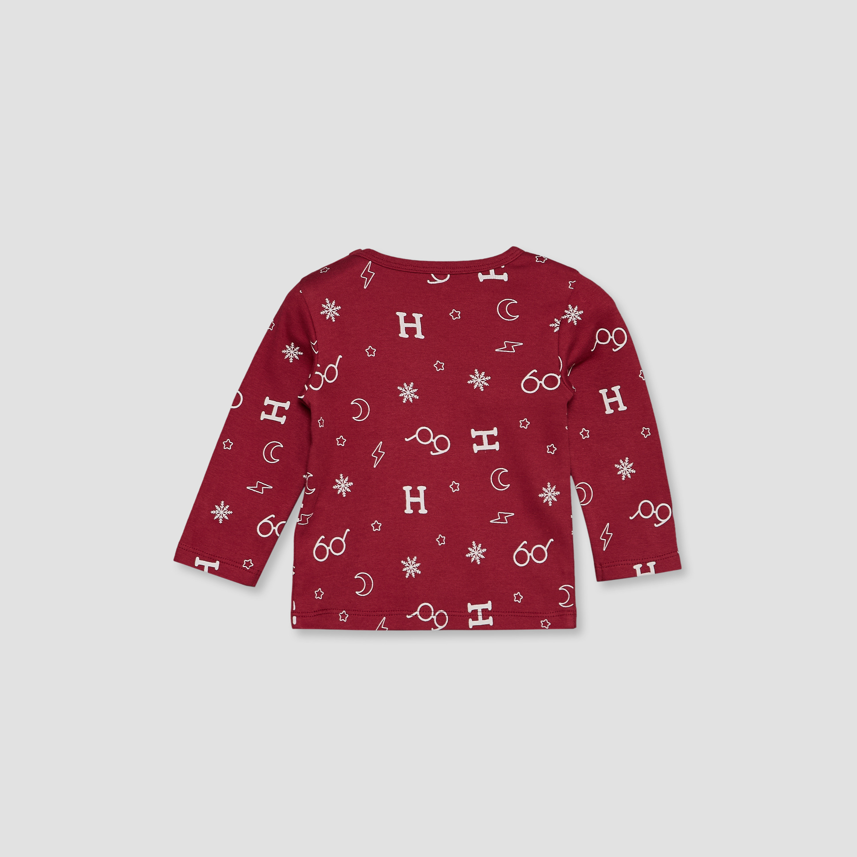 Disney Cotton Round Neck Long Sleeves Pyjama Set with Harry Potter Print-baby-boys-clothing-nightwear-pyjamasets-image-4