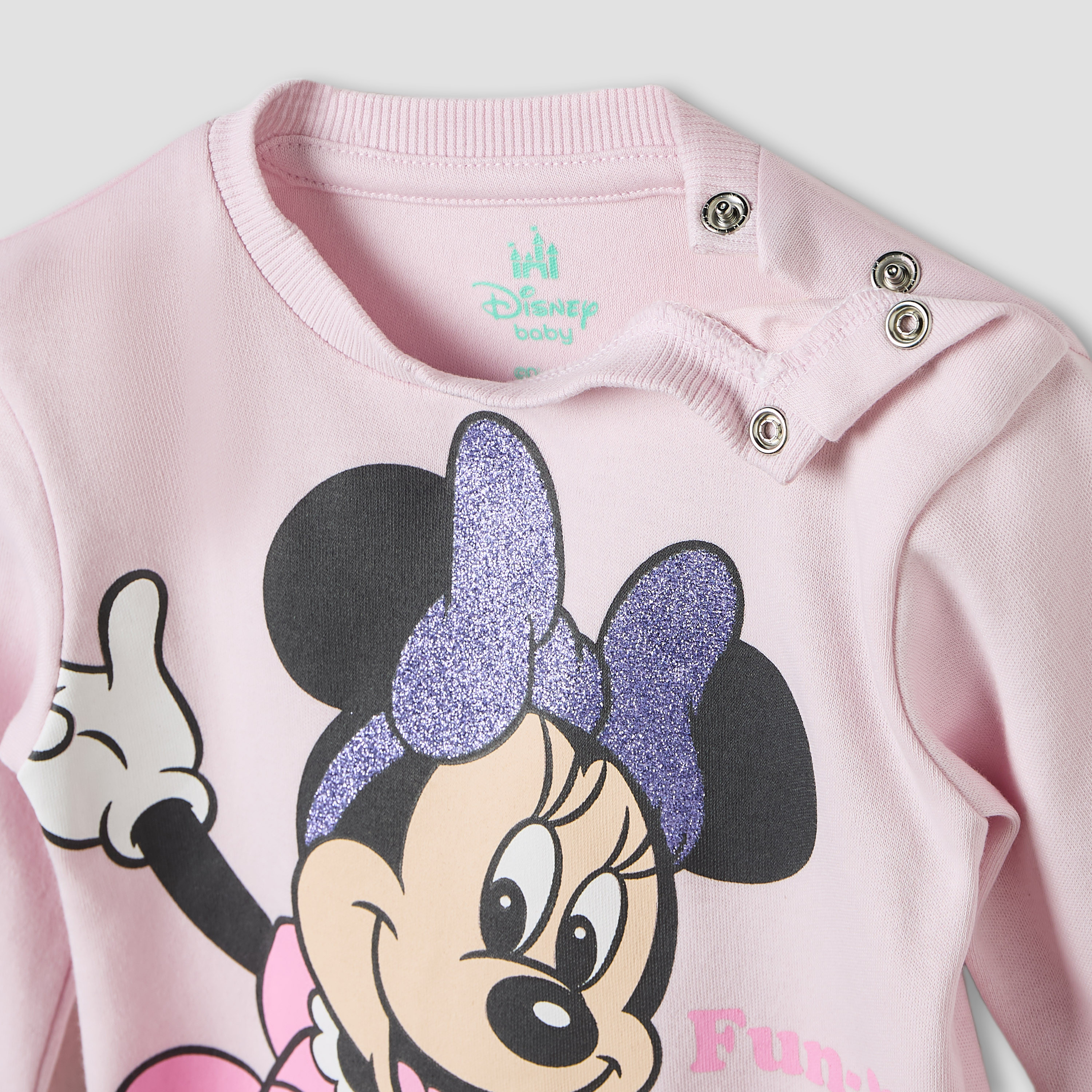 Disney Pyjama Set with Minnie Mouse Print - Cotton - Long Sleeves - Crew Neck-baby-girls-clothing-nightwear-pyjamasets-image-4