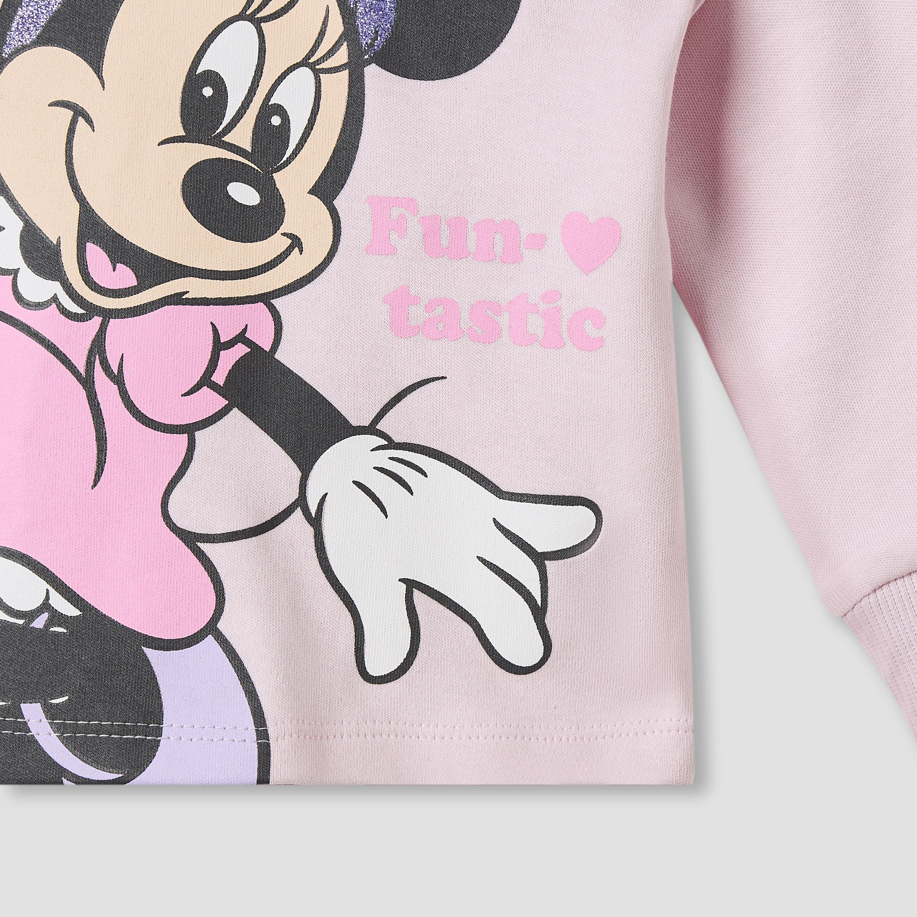 Disney Pyjama Set with Minnie Mouse Print - Cotton - Long Sleeves - Crew Neck-baby-girls-clothing-nightwear-pyjamasets-image-5