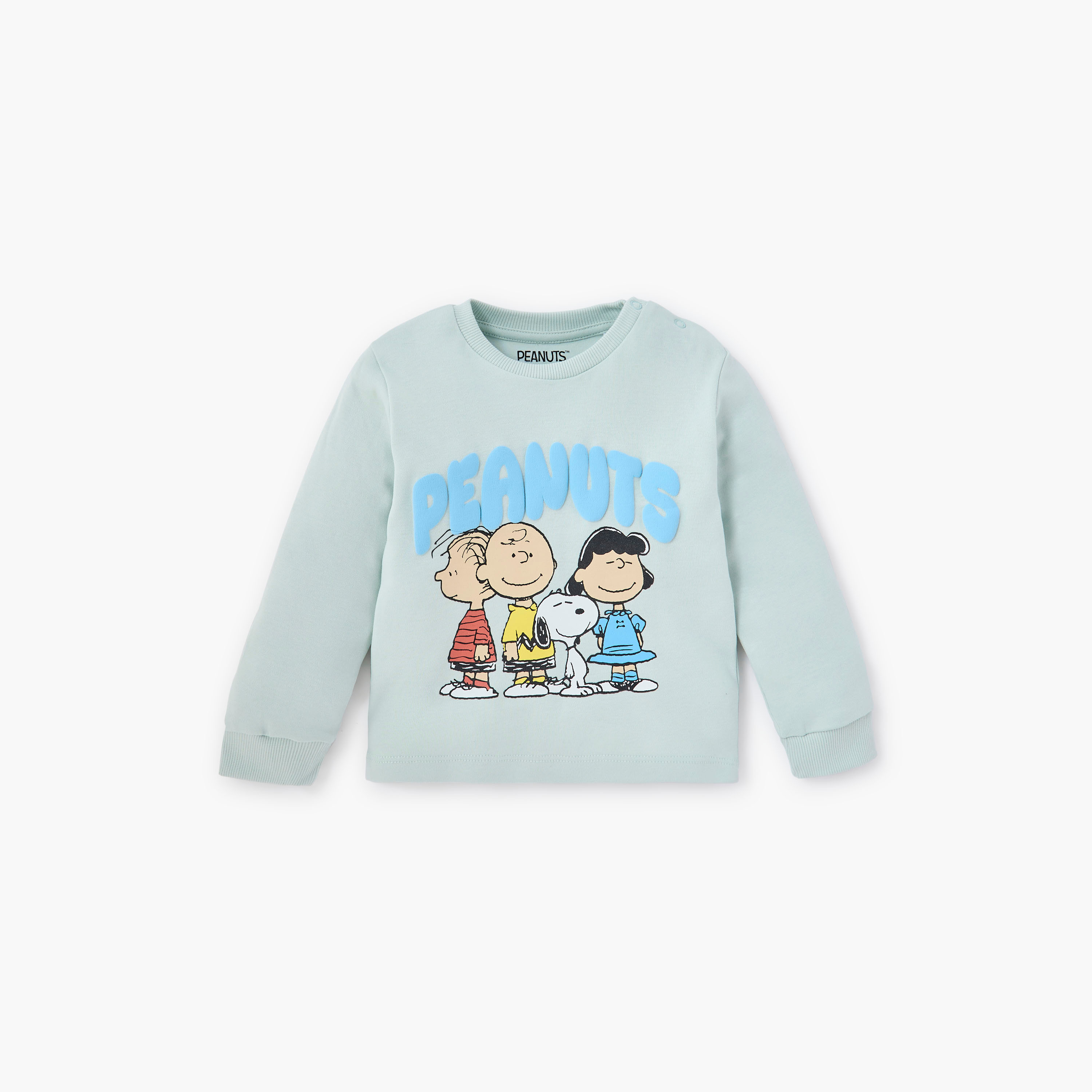PEANUTS Print T-shirt and Pyjama Set-baby-boys-clothing-nightwear-pyjamasets-image-2
