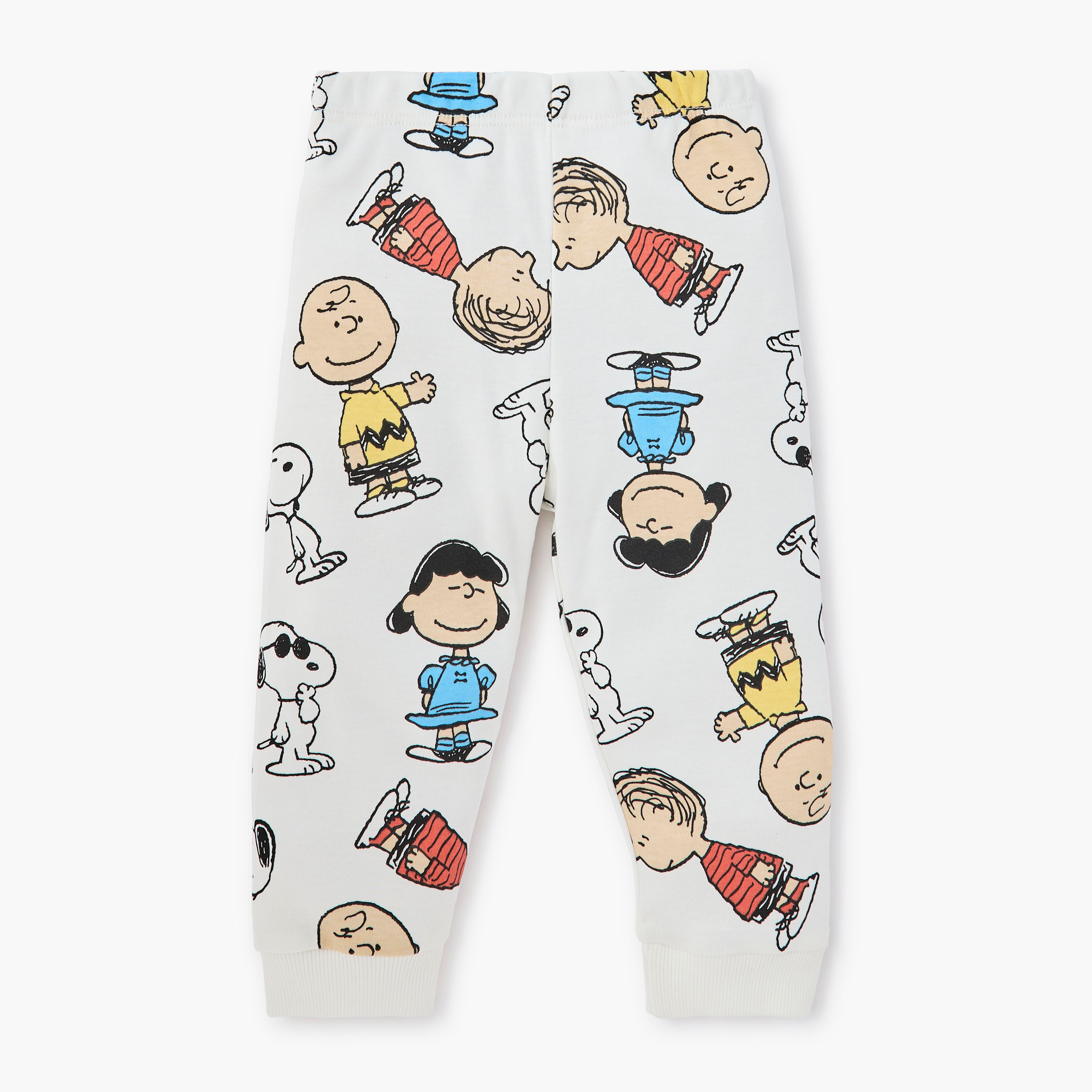 PEANUTS Print T-shirt and Pyjama Set-baby-boys-clothing-nightwear-pyjamasets-image-3
