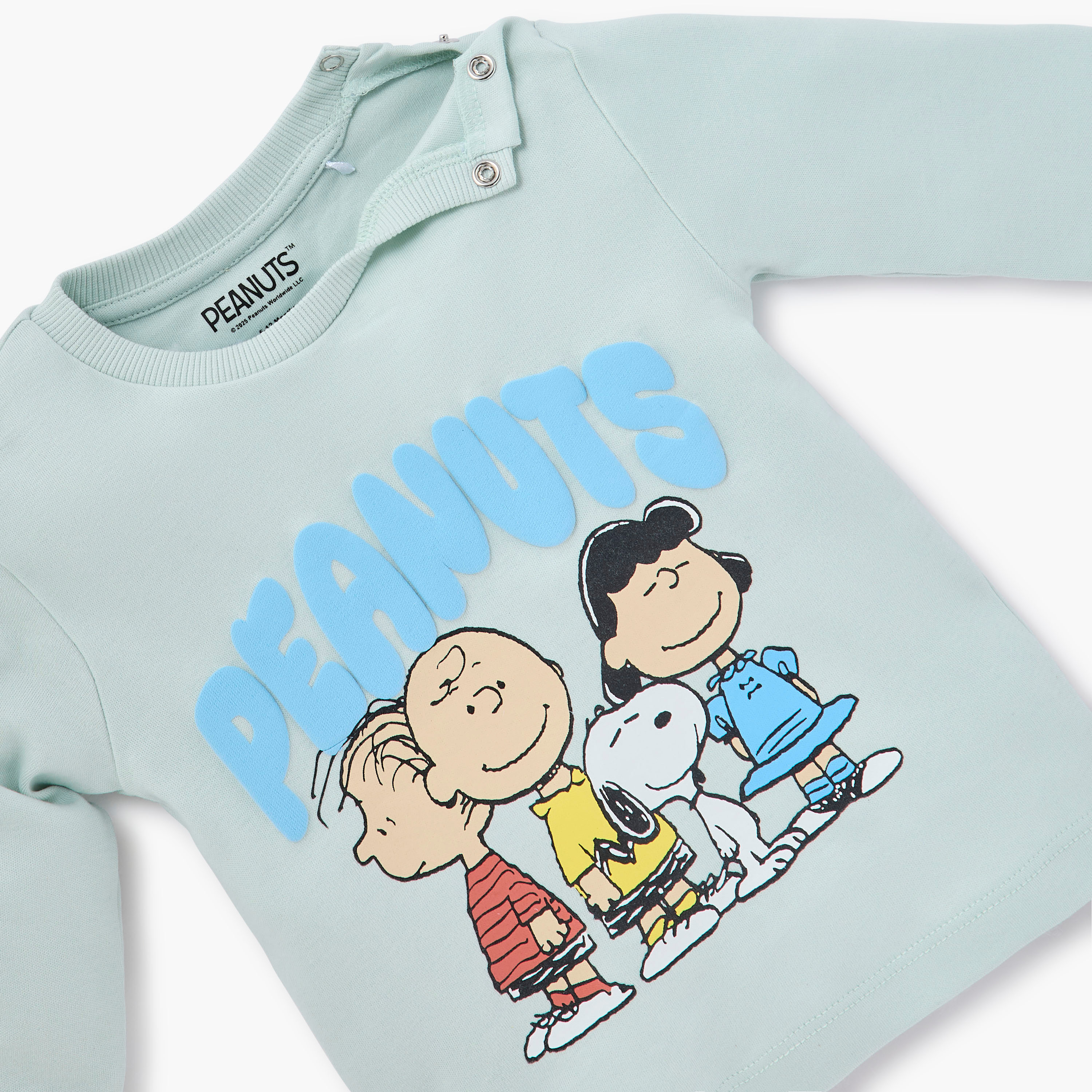 PEANUTS Print T-shirt and Pyjama Set-baby-boys-clothing-nightwear-pyjamasets-image-4