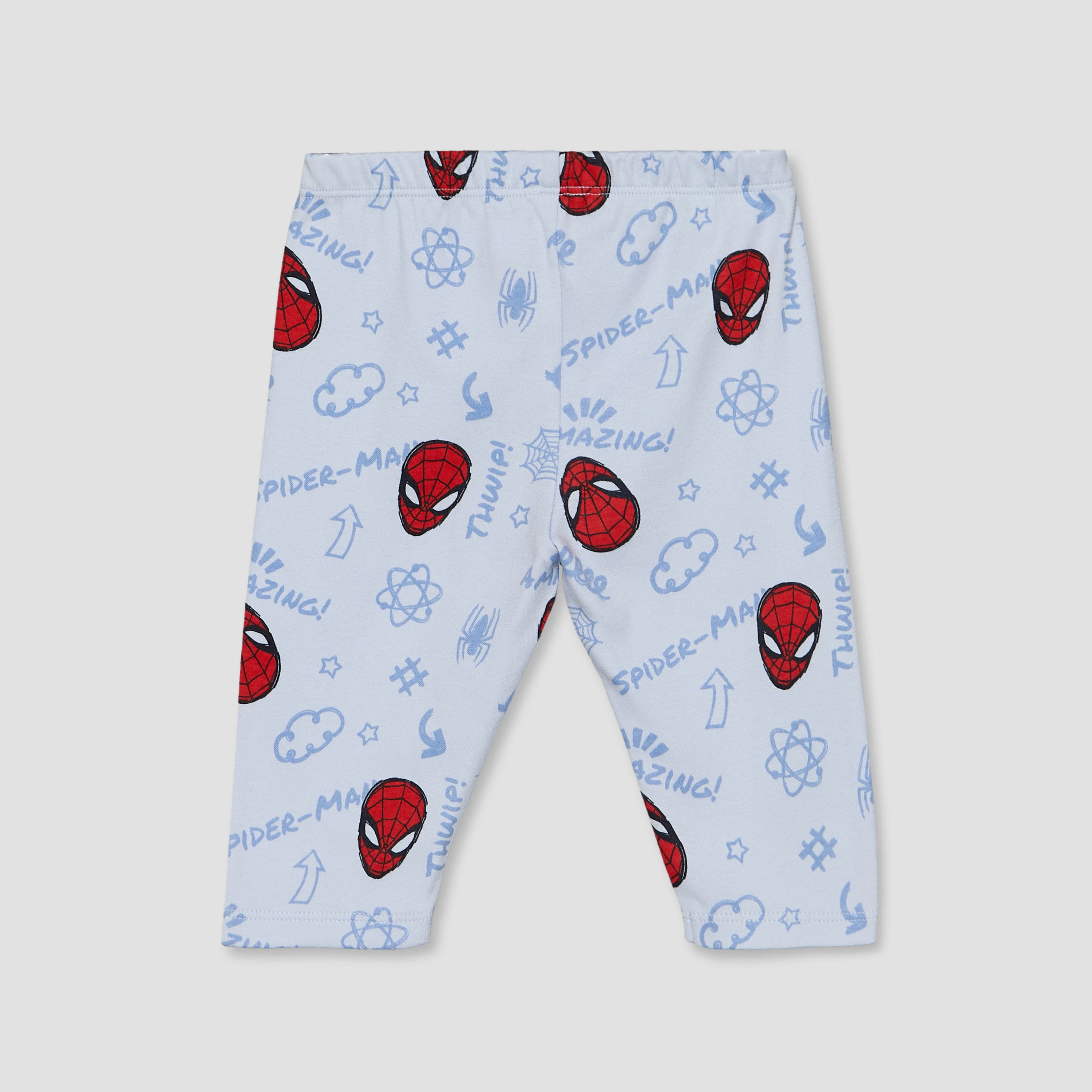 Disney Cotton Crew Neck Long Sleeves Pyjama Set with Spider-Man Print-baby-boys-clothing-nightwear-pyjamasets-image-6