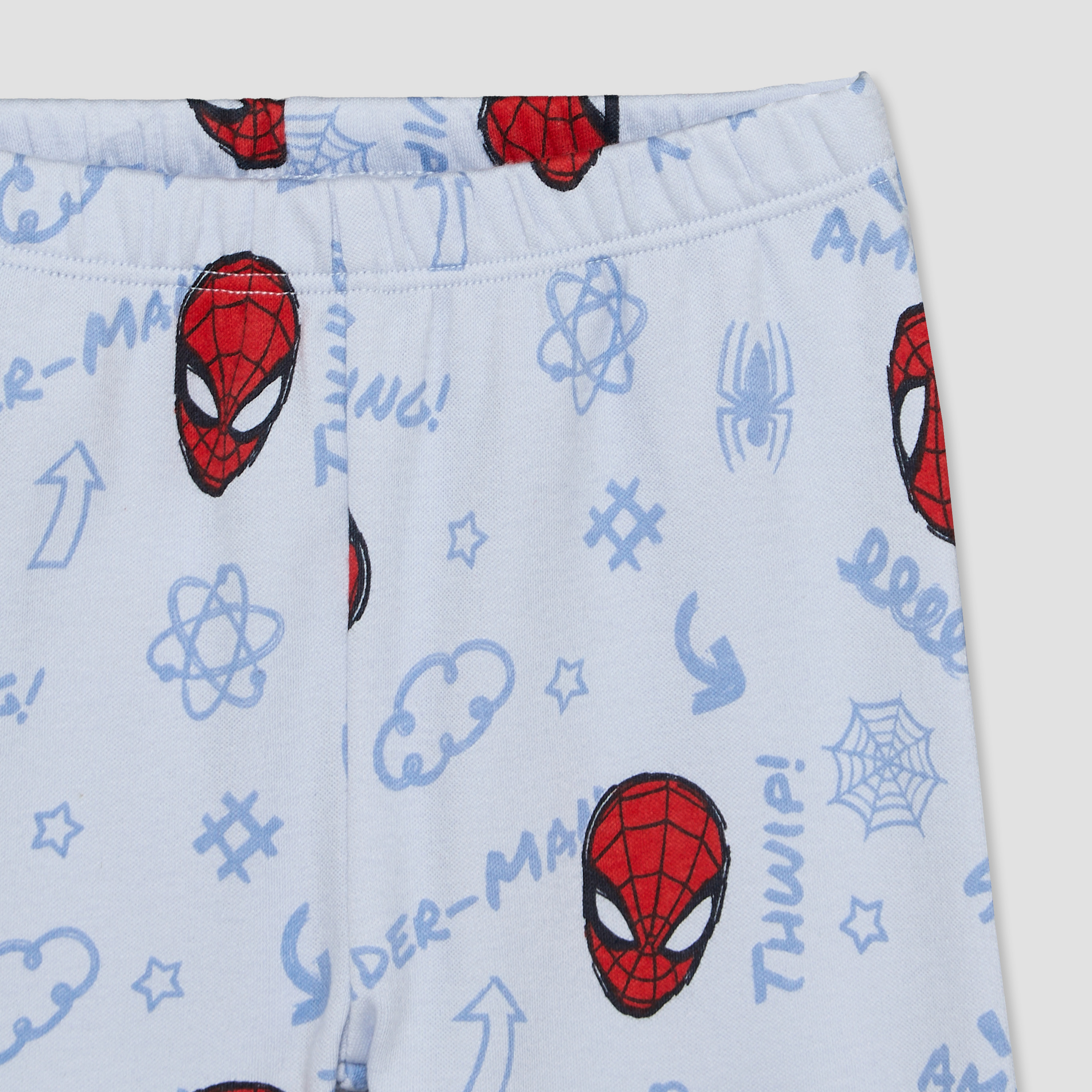 Disney Cotton Crew Neck Long Sleeves Pyjama Set with Spider-Man Print-baby-boys-clothing-nightwear-pyjamasets-image-9