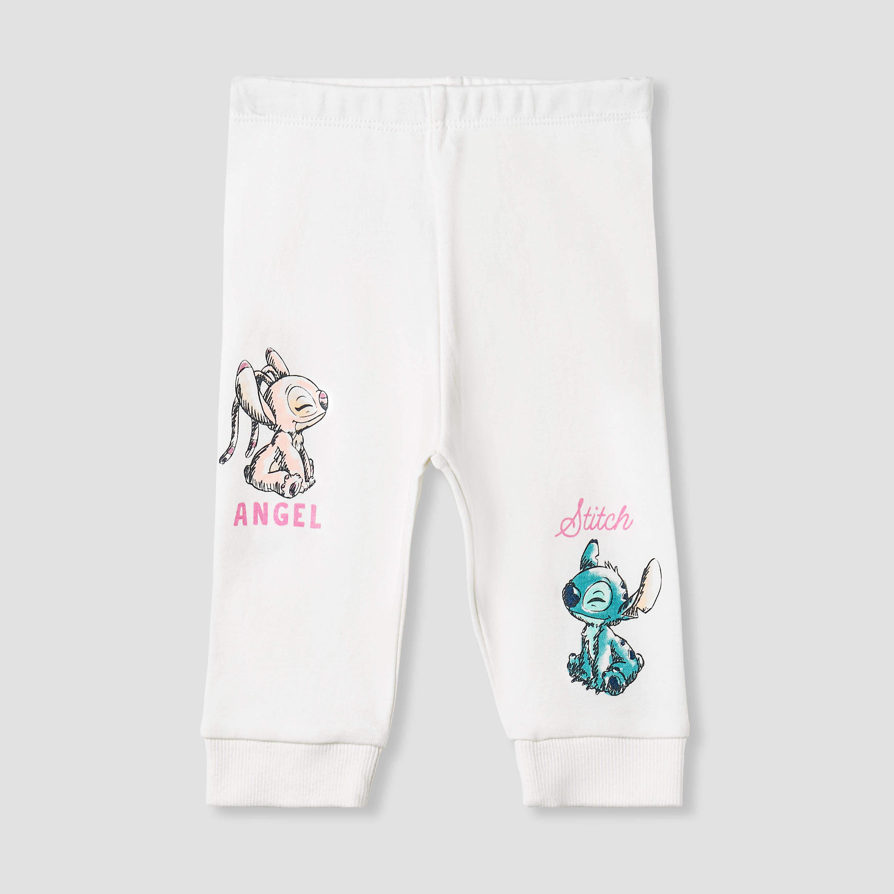 Disney Pyjama Set with Stitch and Angel Print - Cotton - Long Sleeves - Crew Neck-baby-boys-clothing-nightwear-pyjamasets-image-3