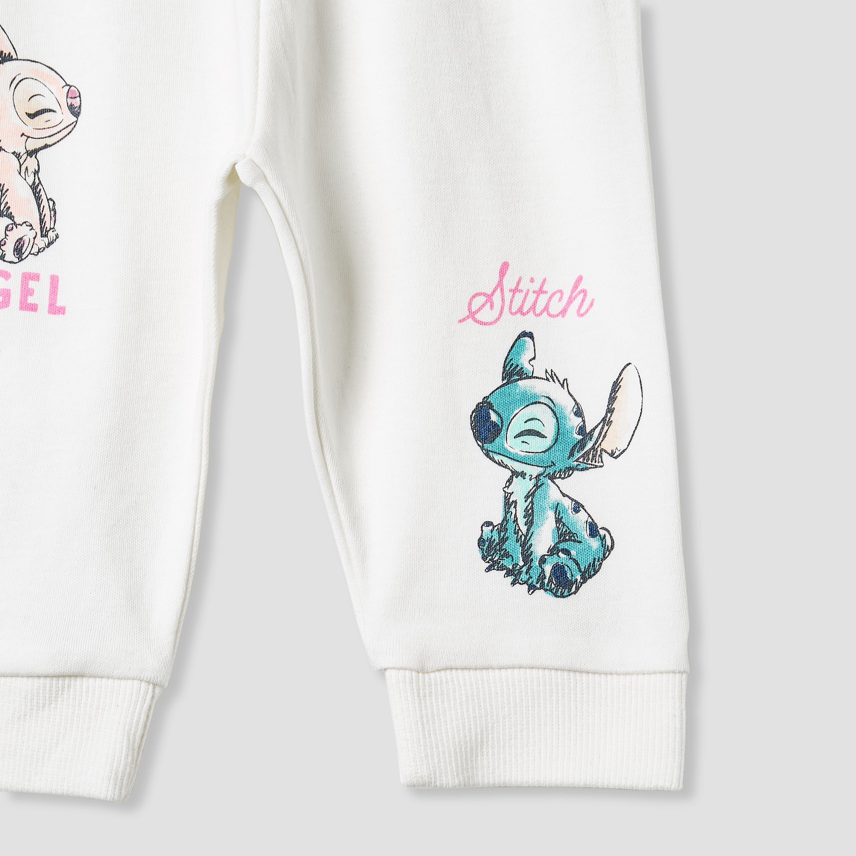 Disney Pyjama Set with Stitch and Angel Print - Cotton - Long Sleeves - Crew Neck-baby-boys-clothing-nightwear-pyjamasets-image-6