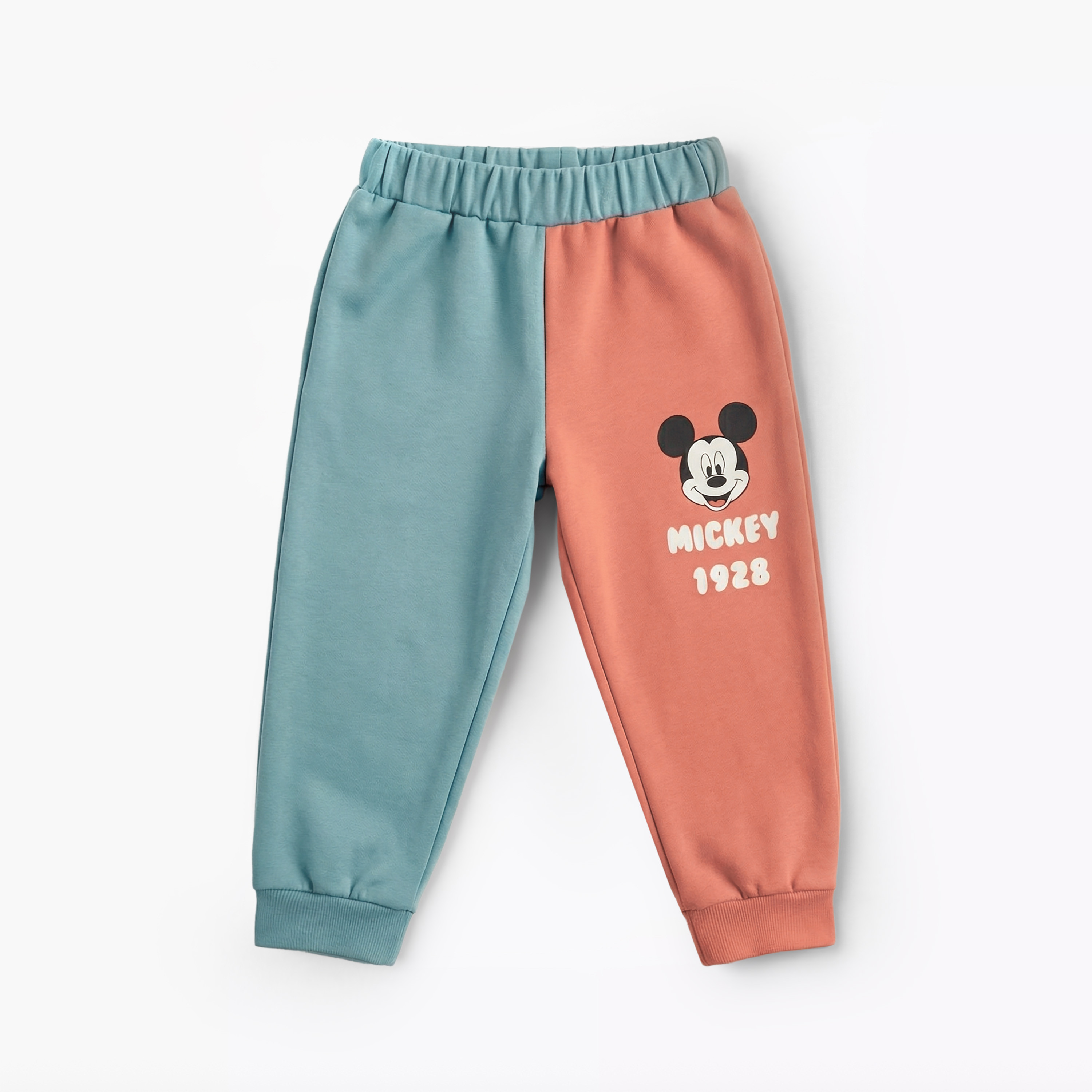 Disney Cotton Crew Neck Long Sleeves Pyjama Set with Mickey Mouse Print-baby-boys-clothing-nightwear-pyjamasets-image-4