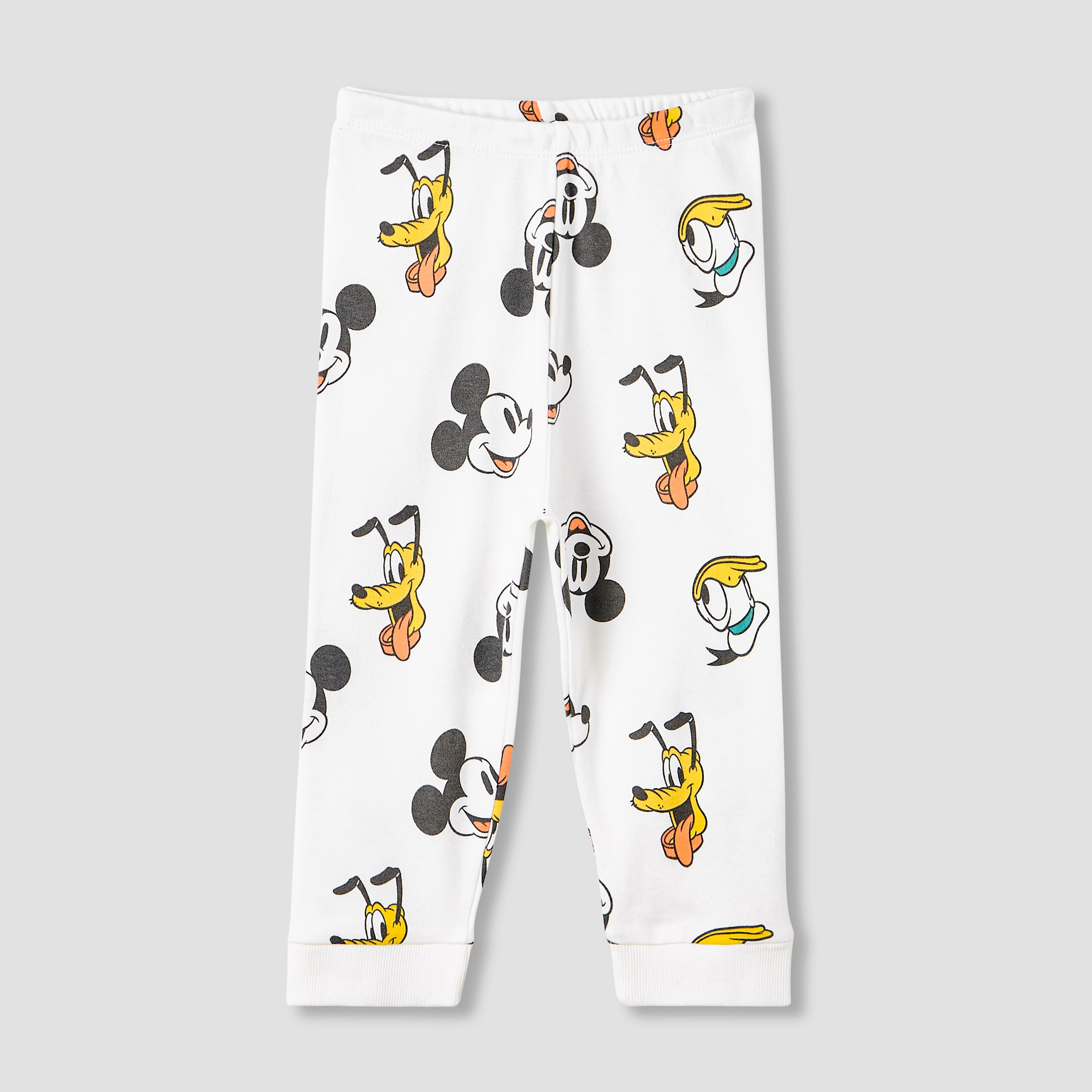 Disney Pyjama Set with Mickey Mouse and Friends Print - Cotton - Long Sleeves - Round Neck-baby-boys-clothing-nightwear-pyjamasets-image-3