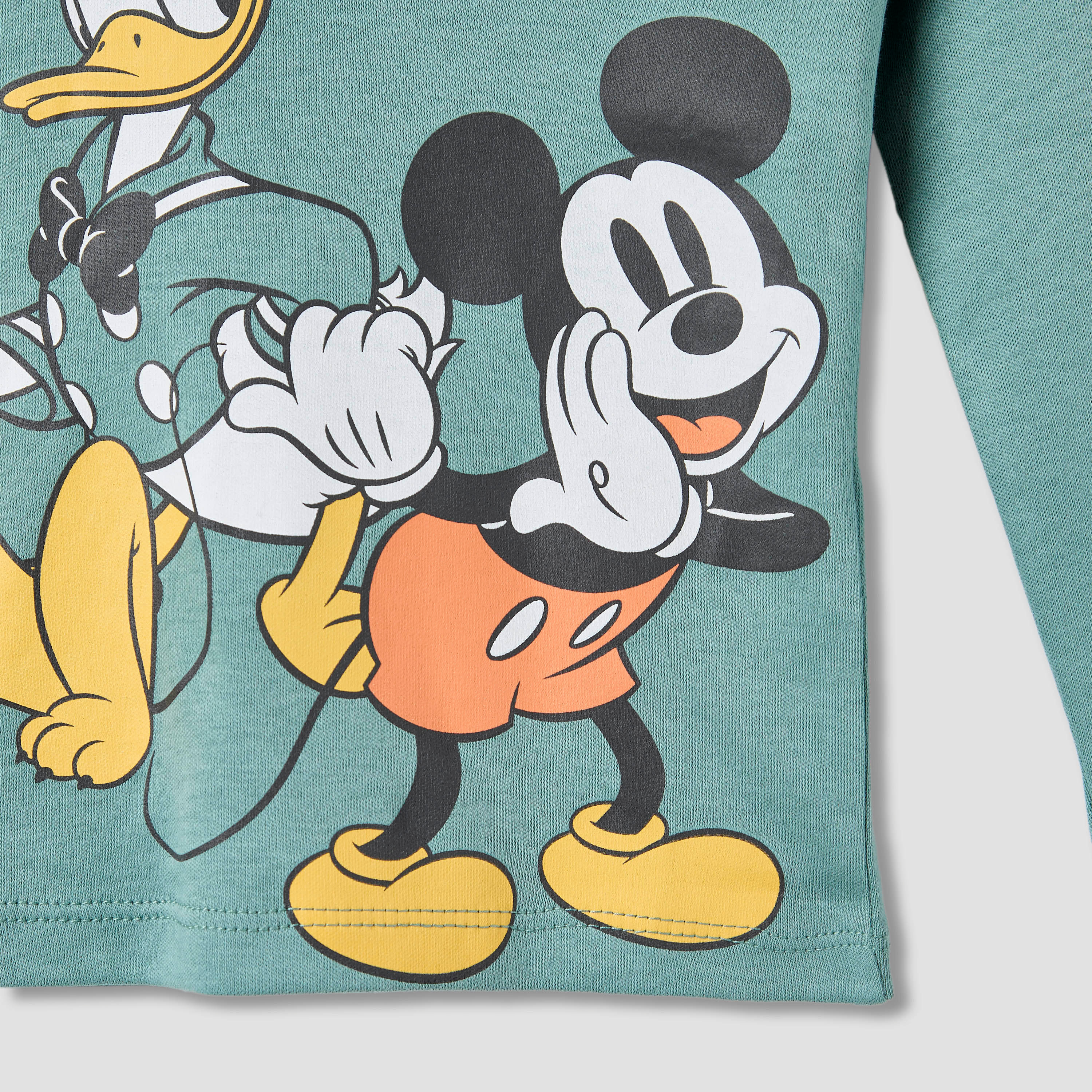 Disney Pyjama Set with Mickey Mouse and Friends Print - Cotton - Long Sleeves - Round Neck-baby-boys-clothing-nightwear-pyjamasets-image-5