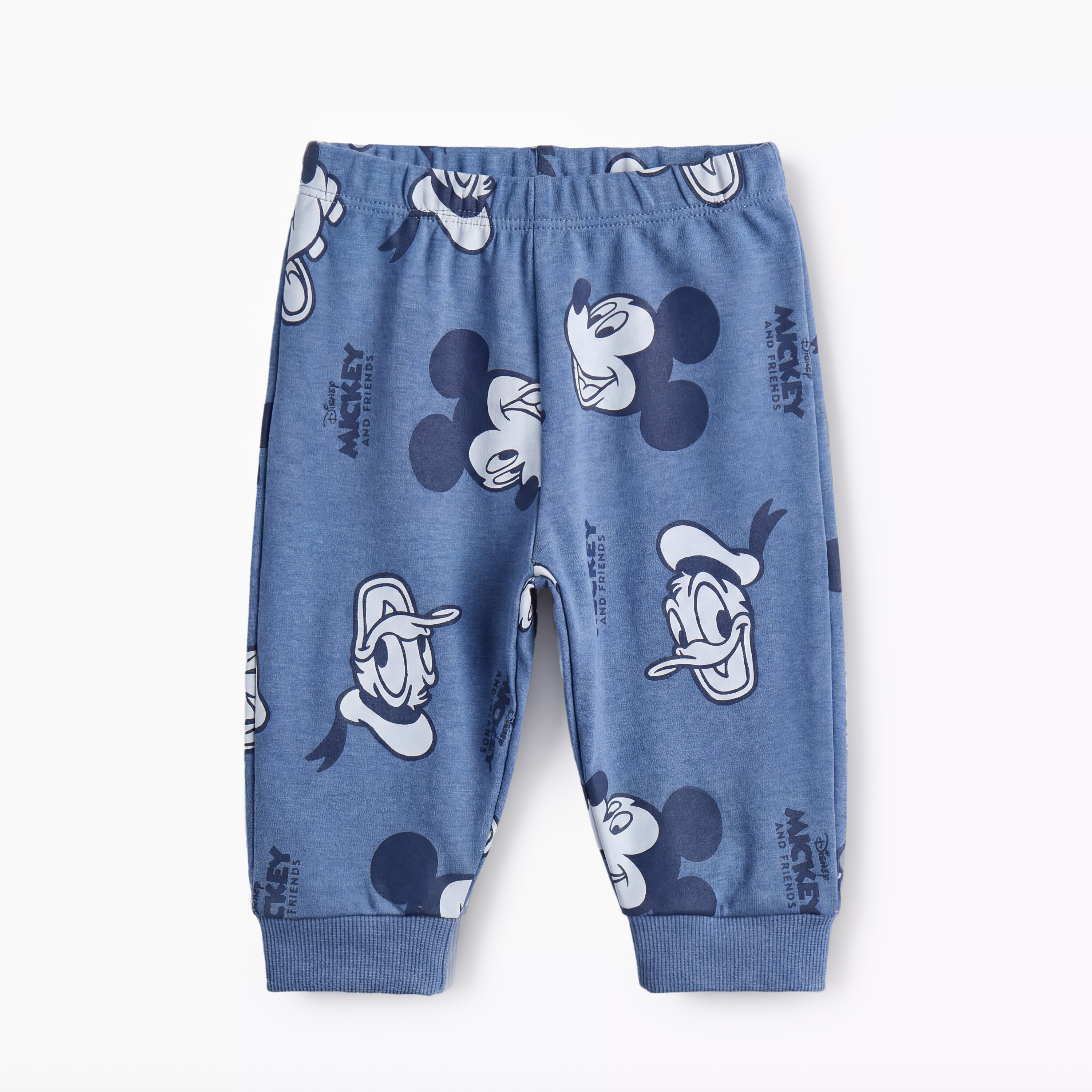 Disney Cotton Long Sleeves Pyjama Set with Mickey Mouse and Friends Print-baby-boys-clothing-nightwear-pyjamasets-image-4