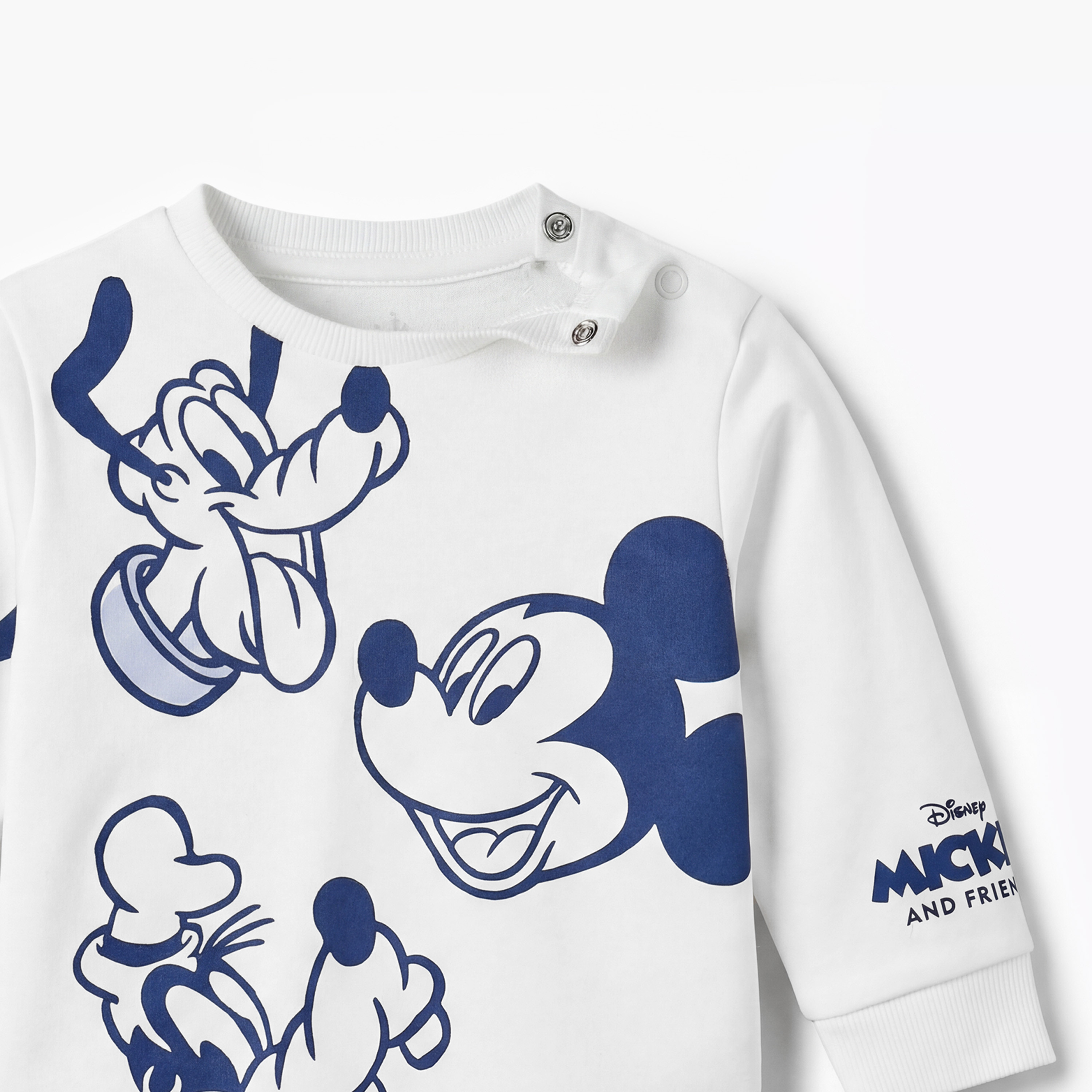 Disney Cotton Long Sleeves Pyjama Set with Mickey Mouse and Friends Print-baby-boys-clothing-nightwear-pyjamasets-image-5