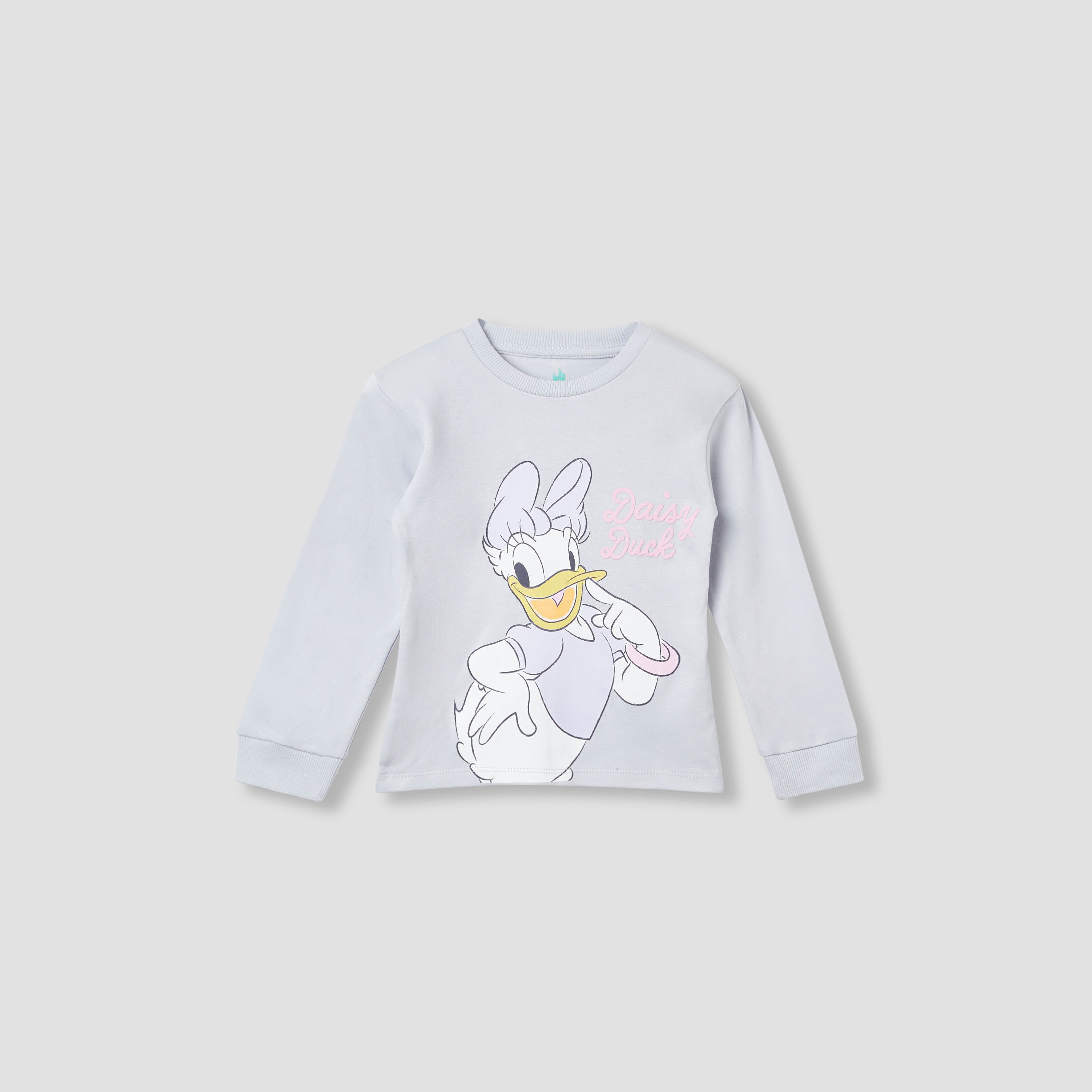 Disney Pyjama Set with Daisy Duck Print - Cotton - Long Sleeves - Crew Neck-baby-girls-clothing-nightwear-pyjamasets-image-2