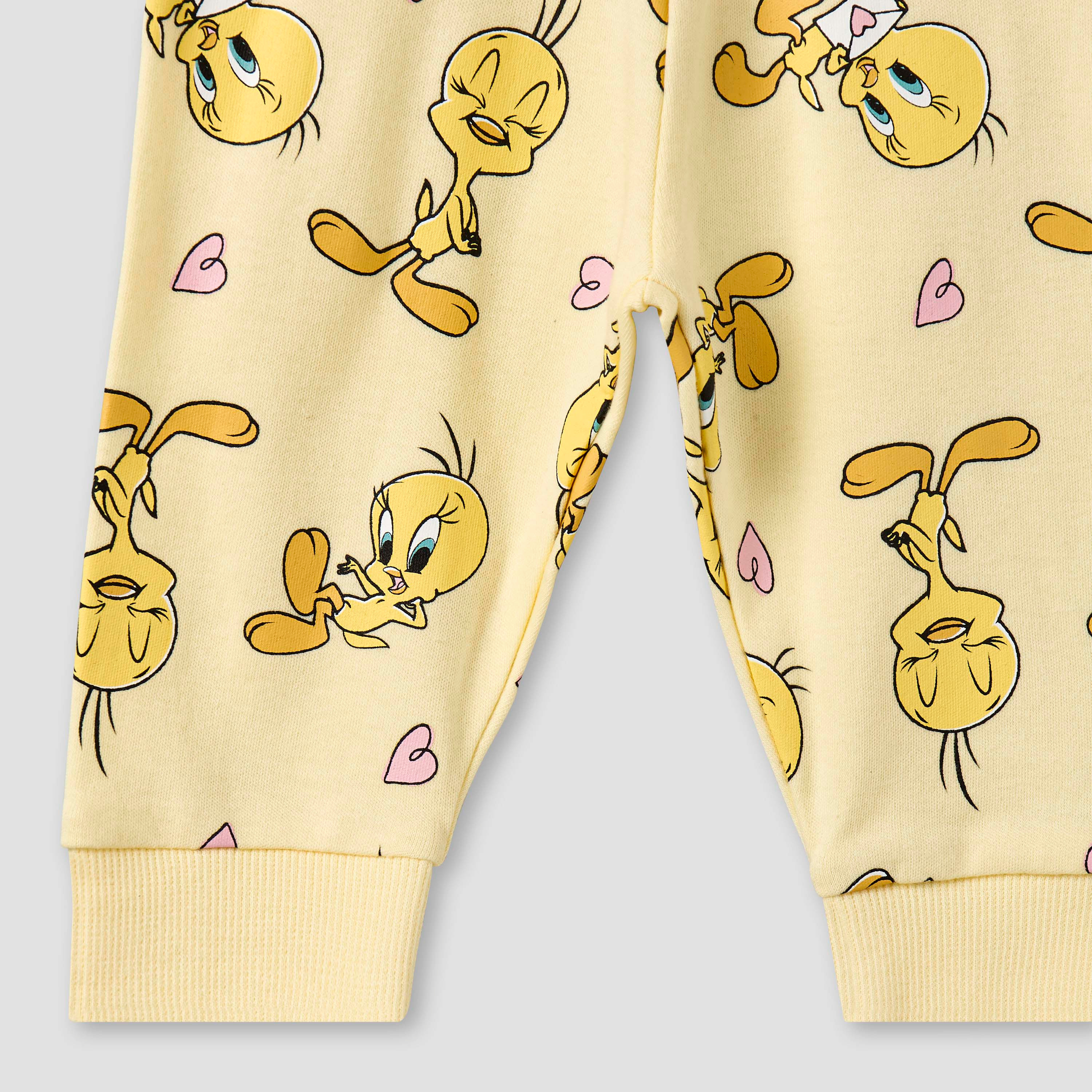 Disney Cotton Long Sleeves Pyjama Set with Tweety Print-baby-girls-clothing-nightwear-pyjamasets-image-10