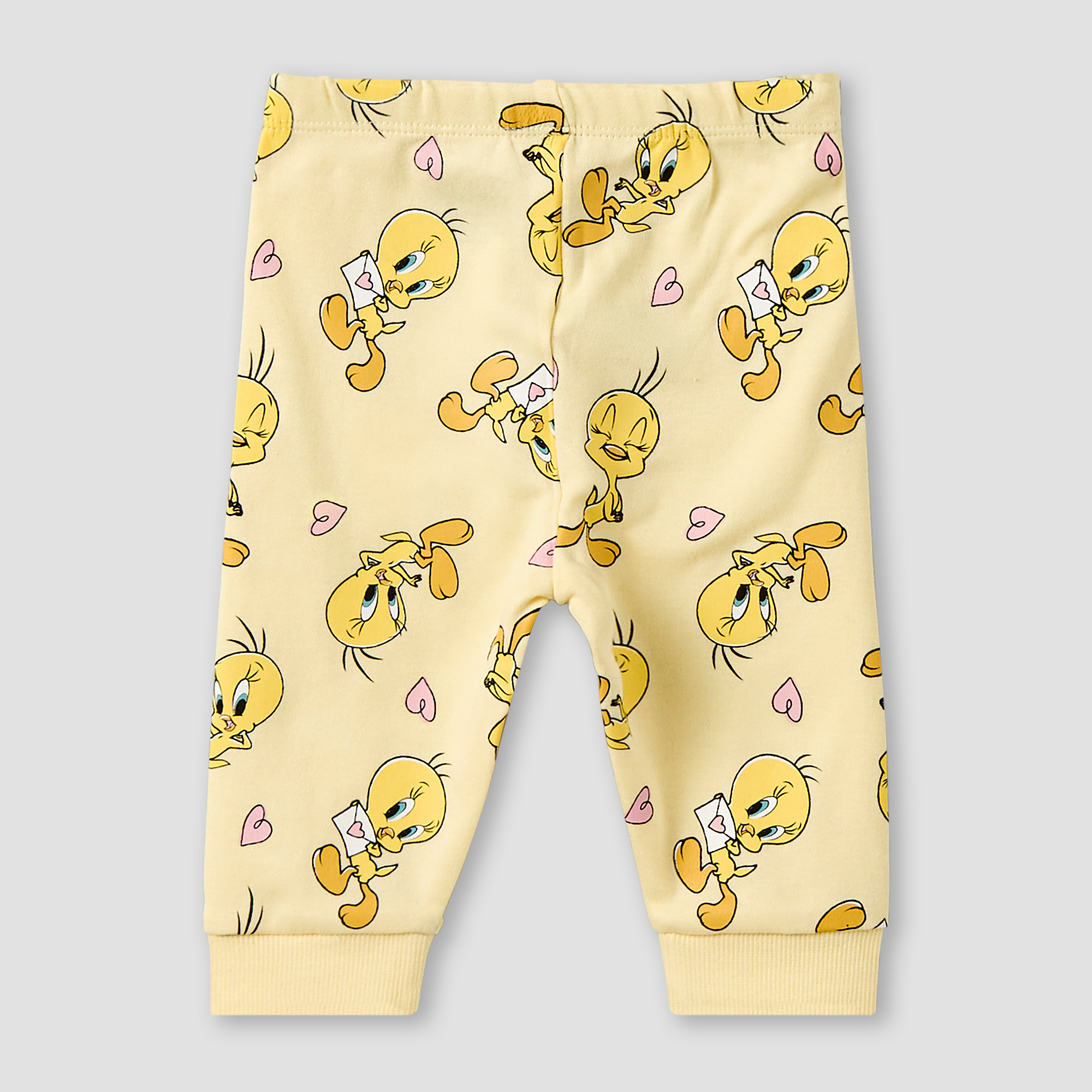 Disney Cotton Long Sleeves Pyjama Set with Tweety Print-baby-girls-clothing-nightwear-pyjamasets-image-6