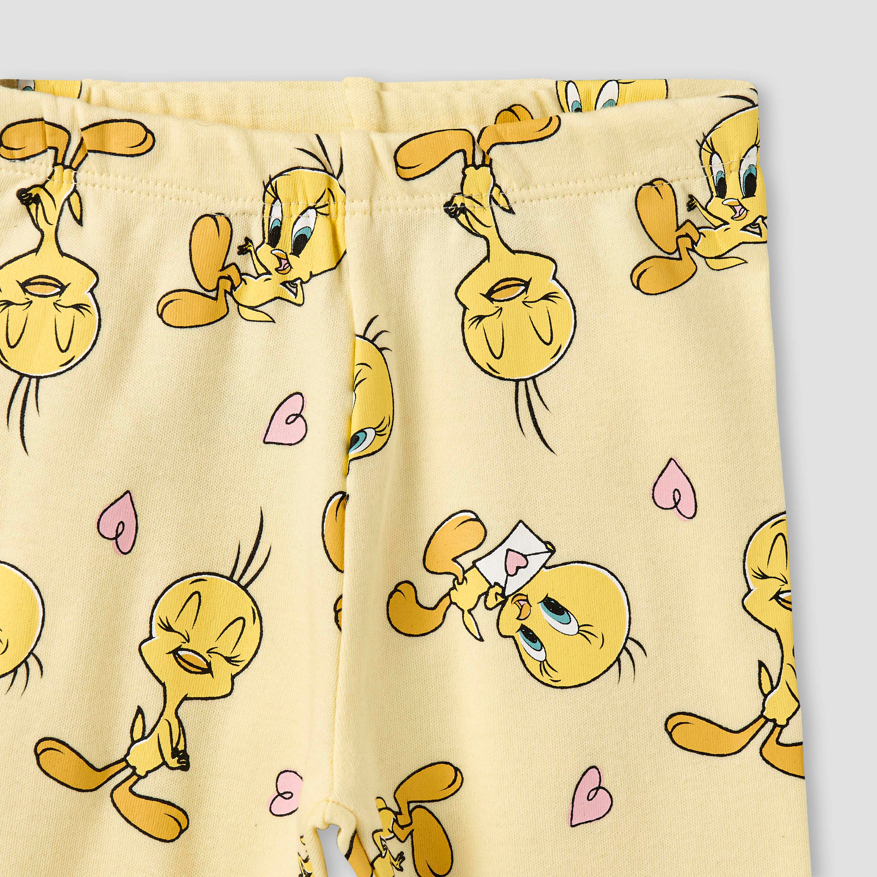 Disney Cotton Long Sleeves Pyjama Set with Tweety Print-baby-girls-clothing-nightwear-pyjamasets-image-9