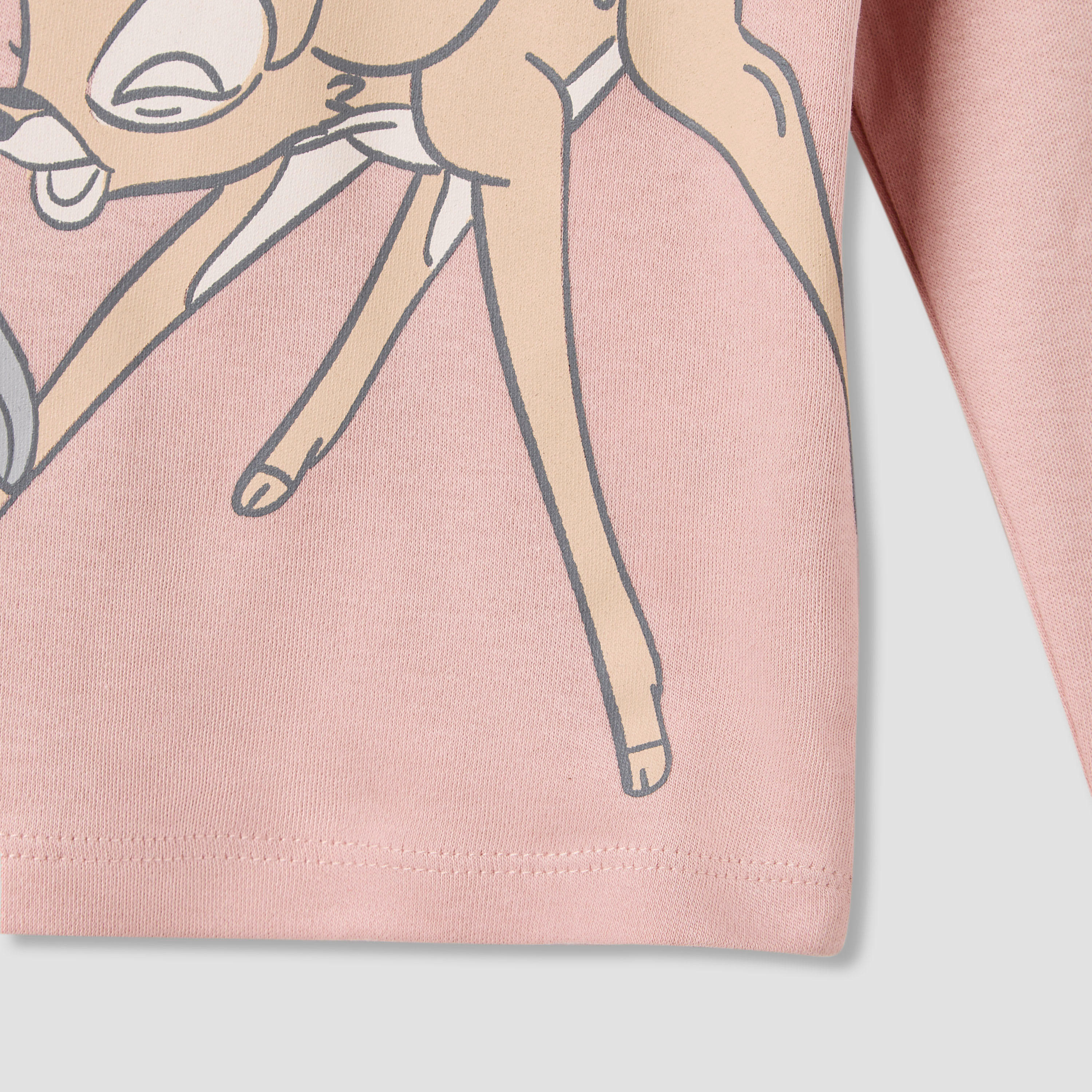 Disney Pyjama Set with Bambi Print - Cotton - Long Sleeves - Round Neck-baby-girls-clothing-nightwear-pyjamasets-image-5