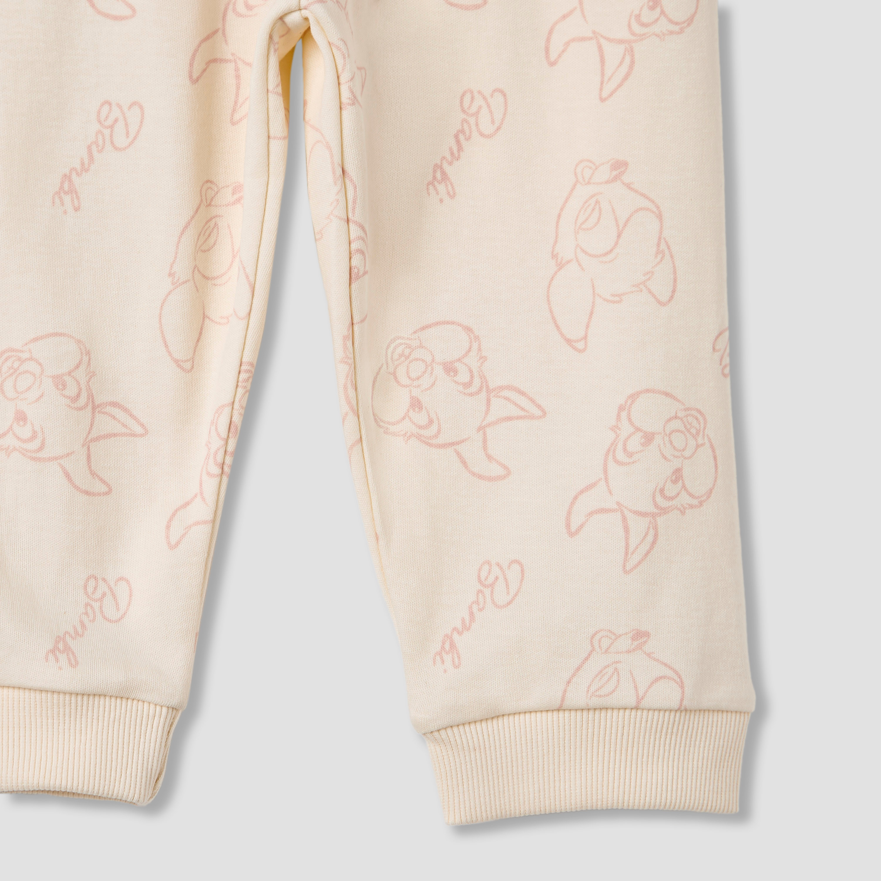 Disney Pyjama Set with Bambi Print - Cotton - Long Sleeves - Round Neck-baby-girls-clothing-nightwear-pyjamasets-image-7