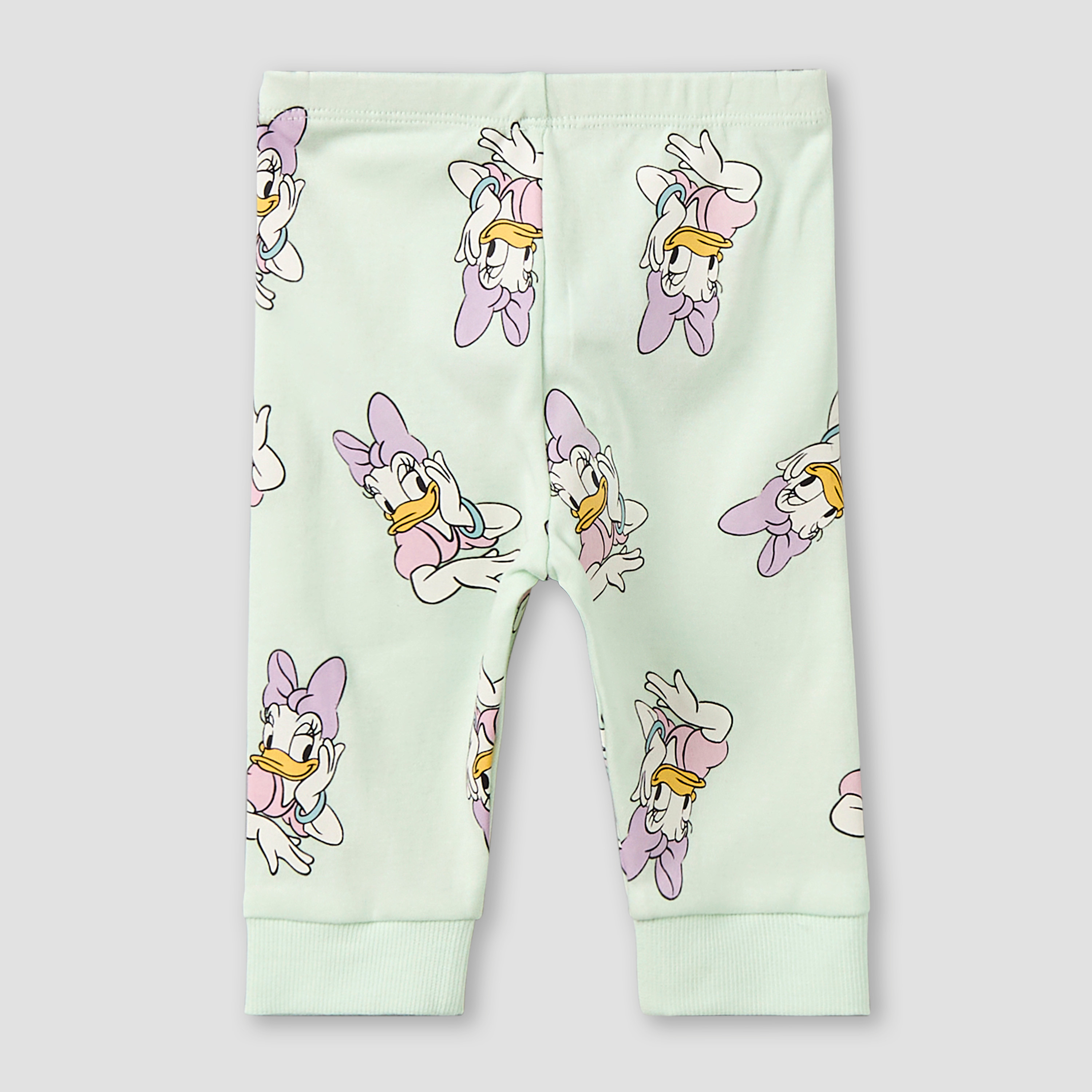 Disney Cotton Round Neck Long Sleeves Pyjama Set with Daisy Duck Print-baby-girls-clothing-nightwear-pyjamasets-image-6
