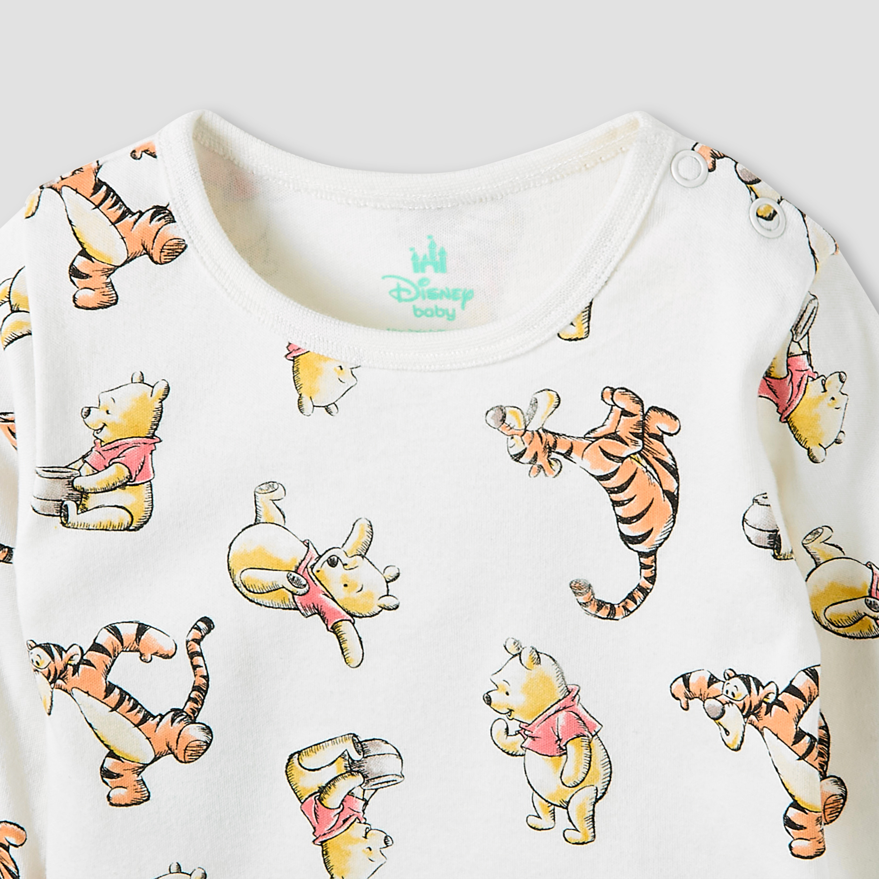 Juniors Pyjama Set with Winnie the Pooh and Tigger Print - Cotton - Long Sleeves-promo_babyshop_Buy3for79_KSA130126-image-3