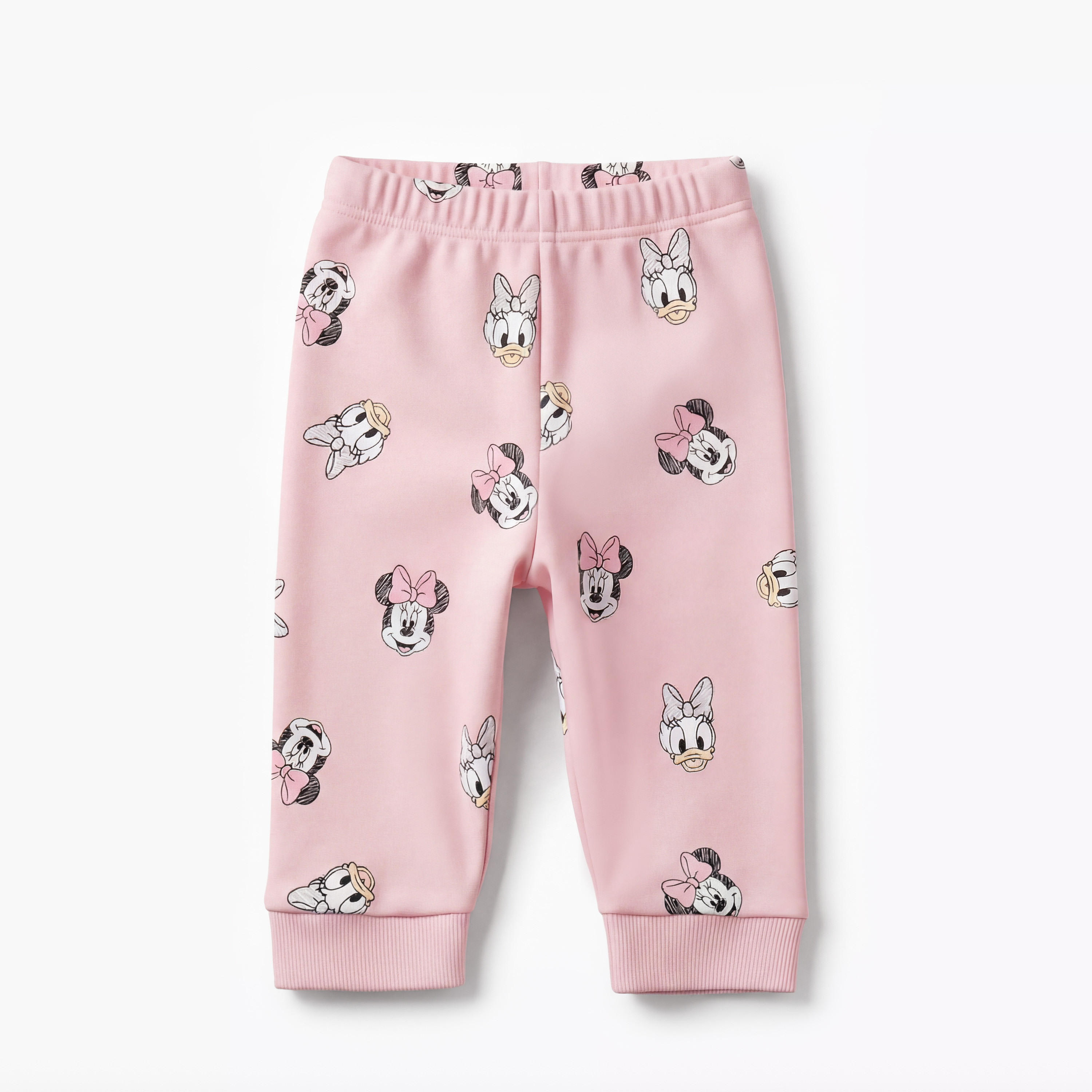 Disney Cotton Round Neck Long Sleeves Pyjama Set with Minnie Mouse and Daisy Duck Print-baby-girls-clothing-nightwear-pyjamasets-image-4