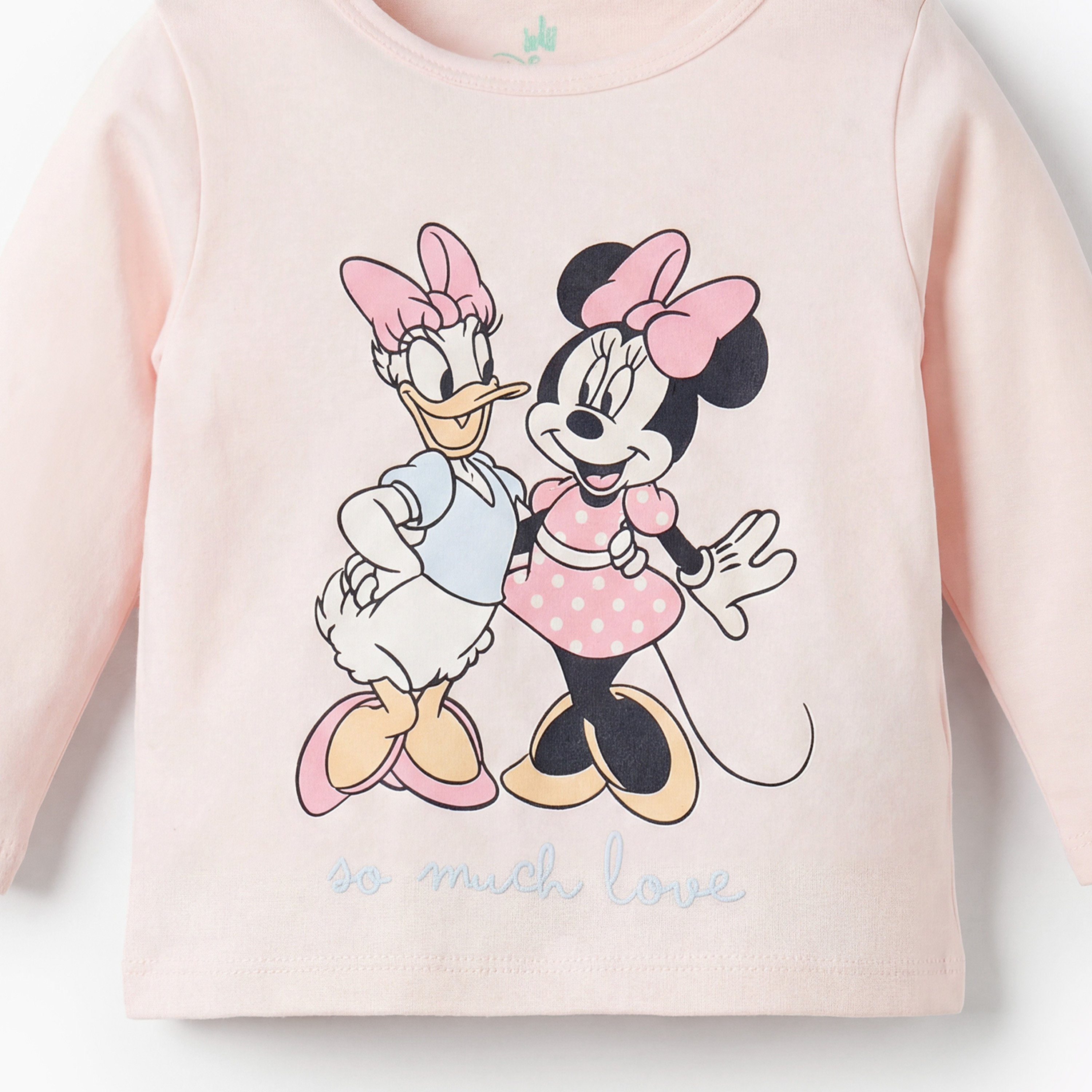Disney Cotton Round Neck Long Sleeves Pyjama Set with Minnie Mouse and Daisy Duck Print-baby-girls-clothing-nightwear-pyjamasets-image-5