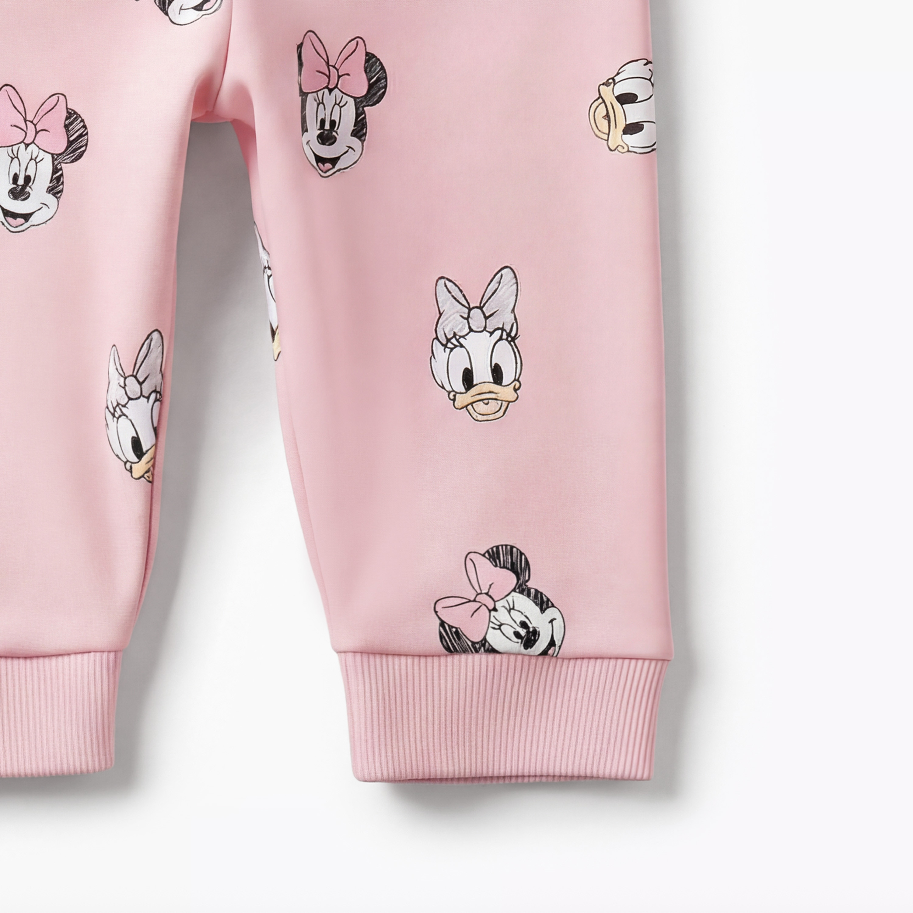 Disney Cotton Round Neck Long Sleeves Pyjama Set with Minnie Mouse and Daisy Duck Print-baby-girls-clothing-nightwear-pyjamasets-image-8