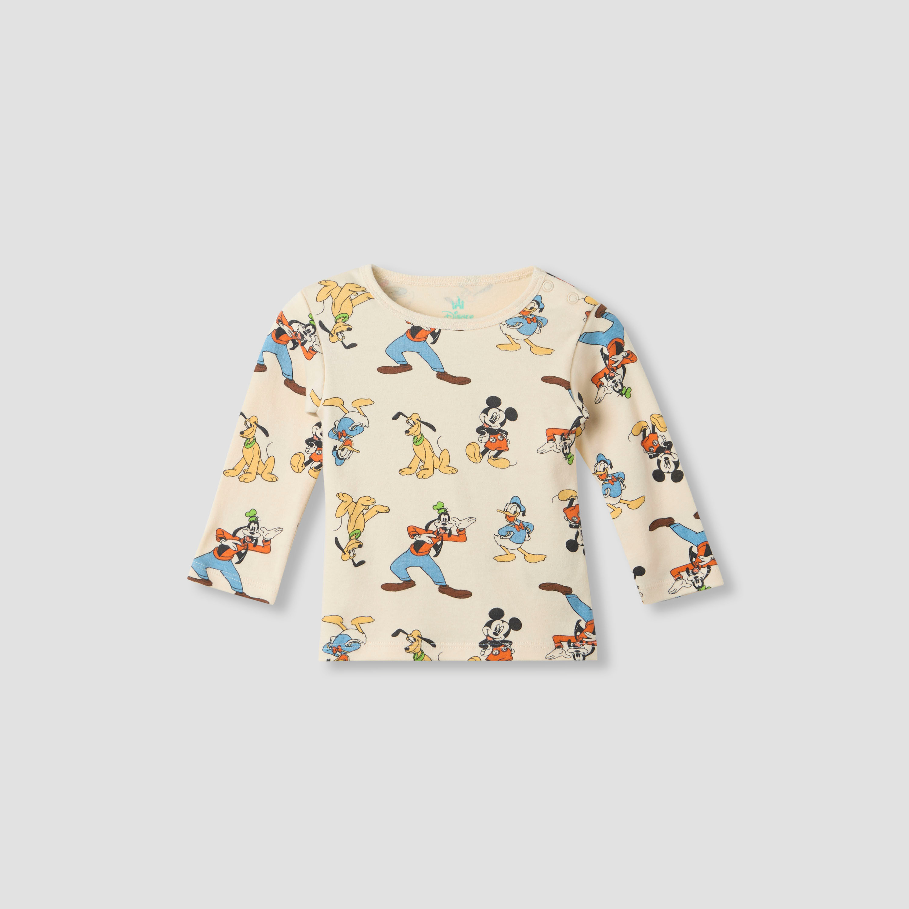 Disney Mickey Mouse and Friends Print T-shirt and Pyjama Set-baby-boys-clothing-nightwear-pyjamasets-image-2