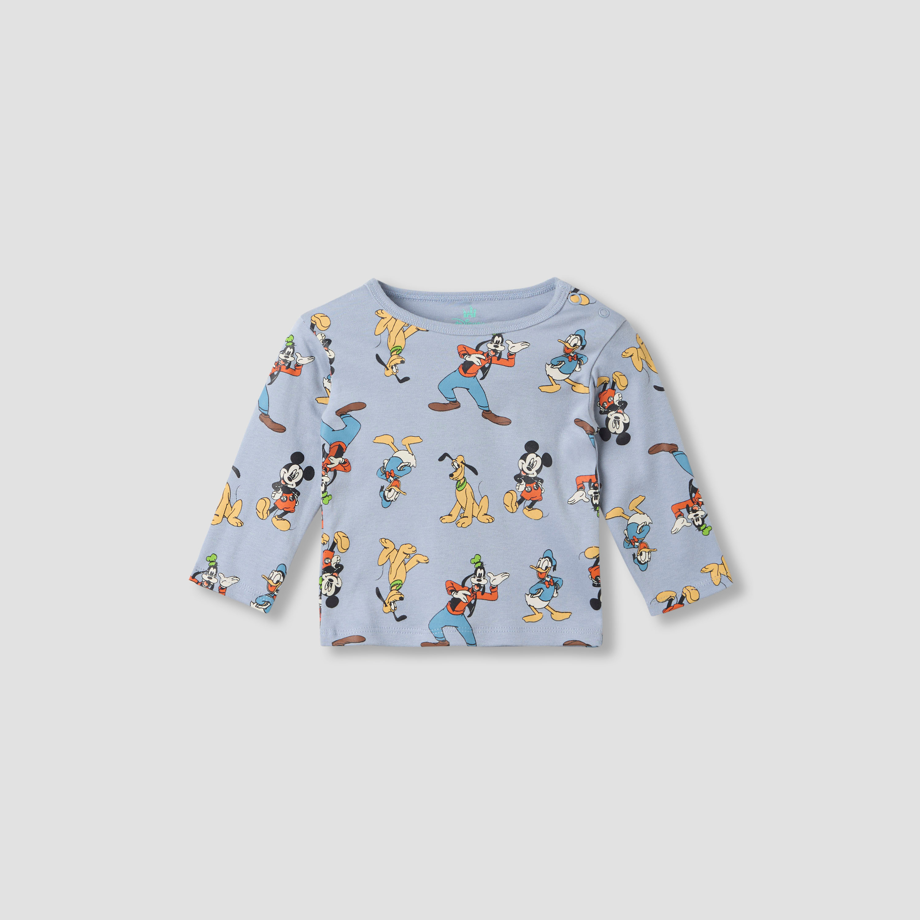 Disney Mickey Mouse and Friends Print T-shirt and Pyjama Set-promo_babyshop_Buy3for79_KSA130126-image-2