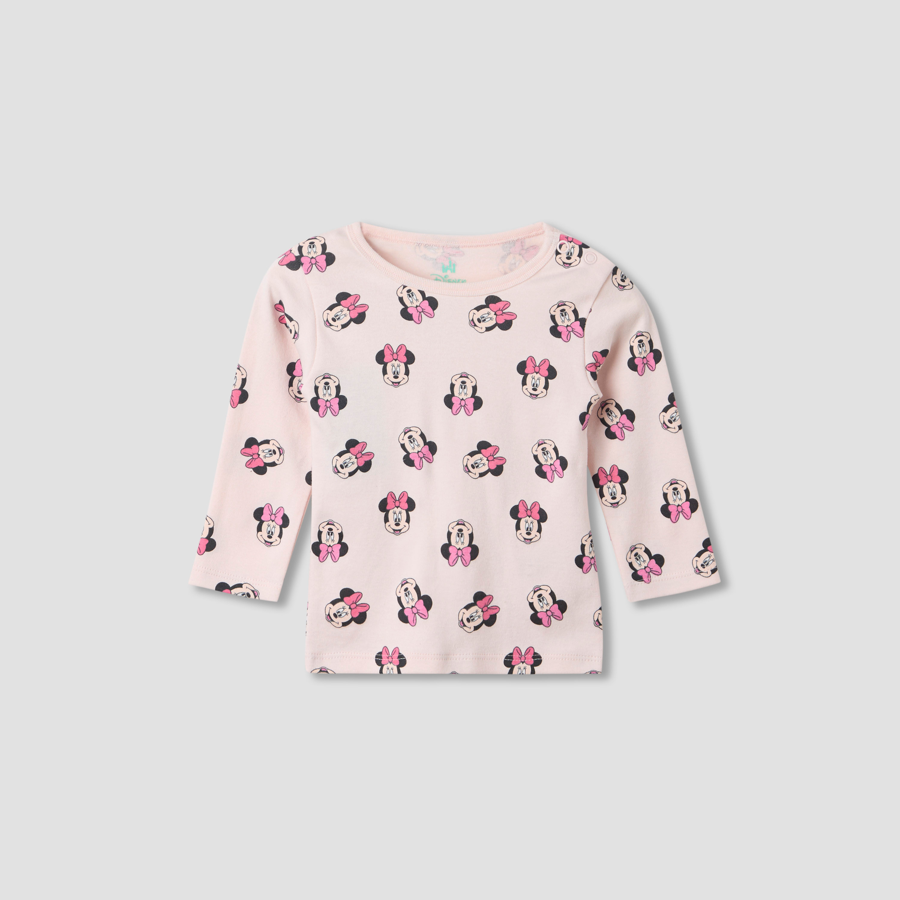 طقم بيجاما بياقة ضيقة وأكمام طويلة وطبعات ميني ماوس من ديزني-promo_babyshop_Buy3for79_KSA130126-image-2