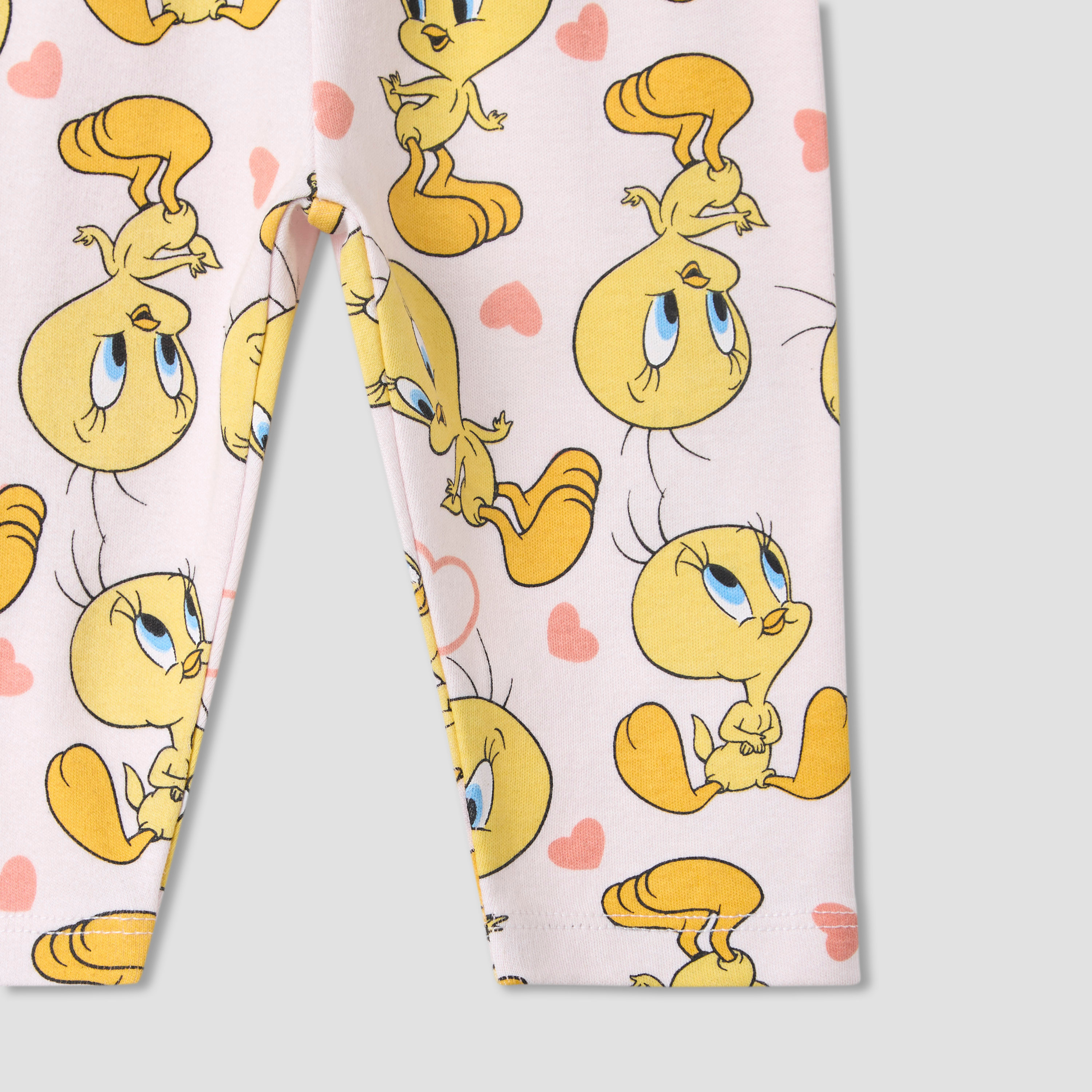 Disney Pyjama Set with Tweety Print - Cotton - Long Sleeves - Crew Neck-baby-girls-clothing-nightwear-pyjamasets-image-7