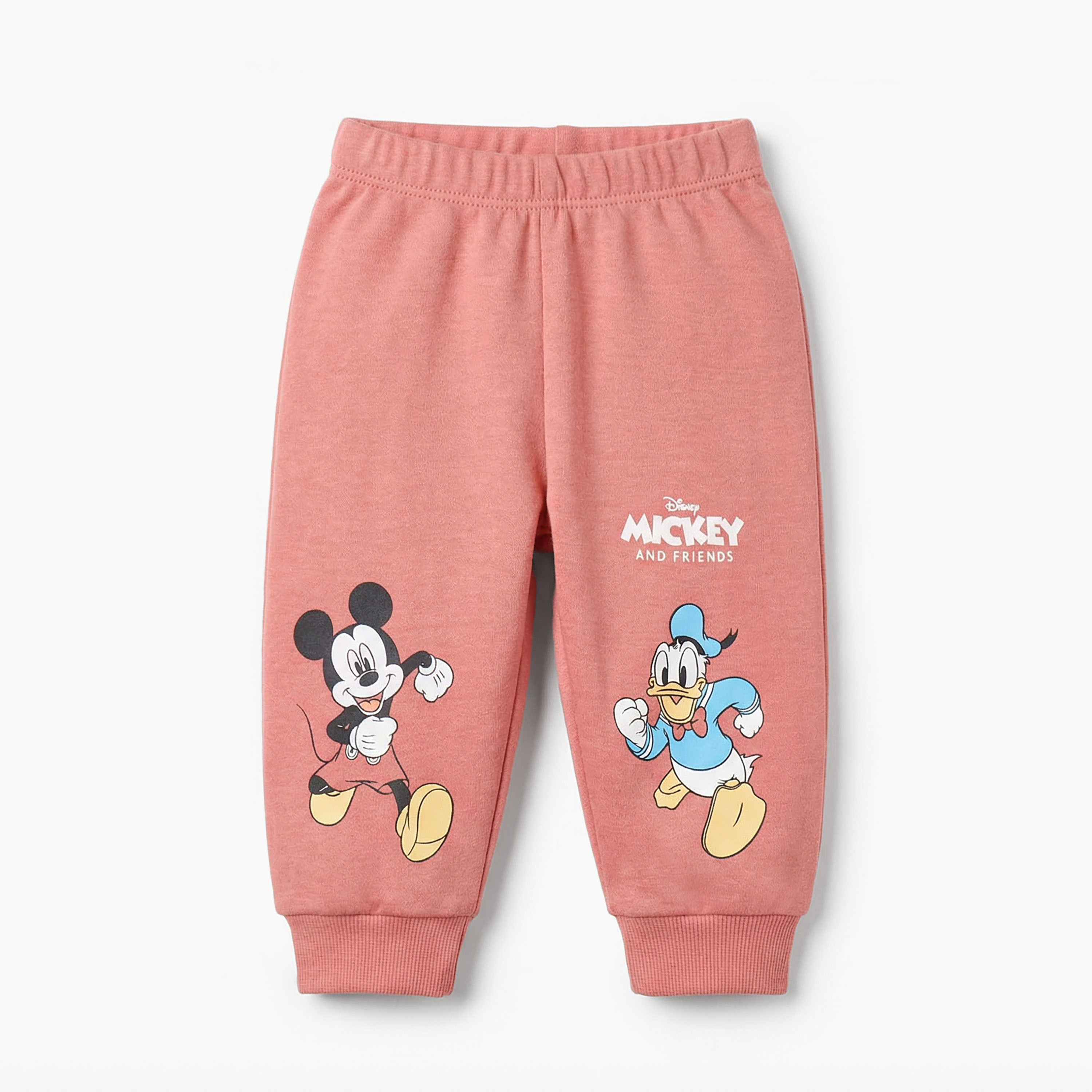 Disney Cotton Round Neck Long Sleeves Pyjama Set with Mickey Mouse and Friends Print-baby-boys-clothing-nightwear-pyjamasets-image-3