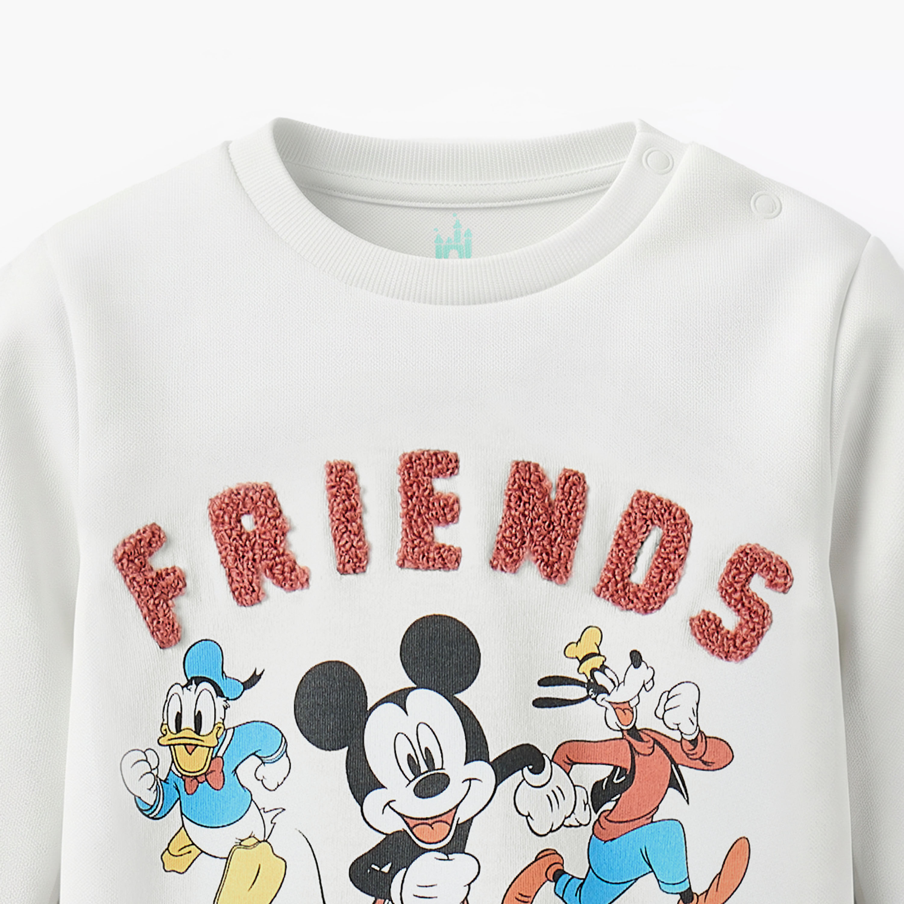 Disney Cotton Round Neck Long Sleeves Pyjama Set with Mickey Mouse and Friends Print-baby-boys-clothing-nightwear-pyjamasets-image-4